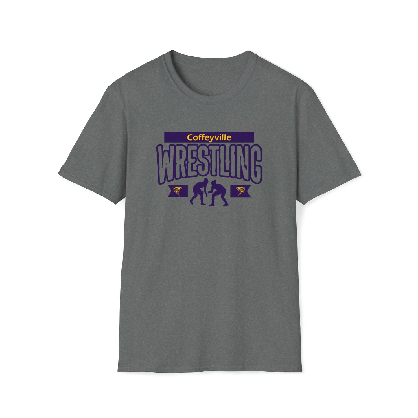 Coffeyville Wrestling Girls - Gildan Unisex Softstyle T-Shirt