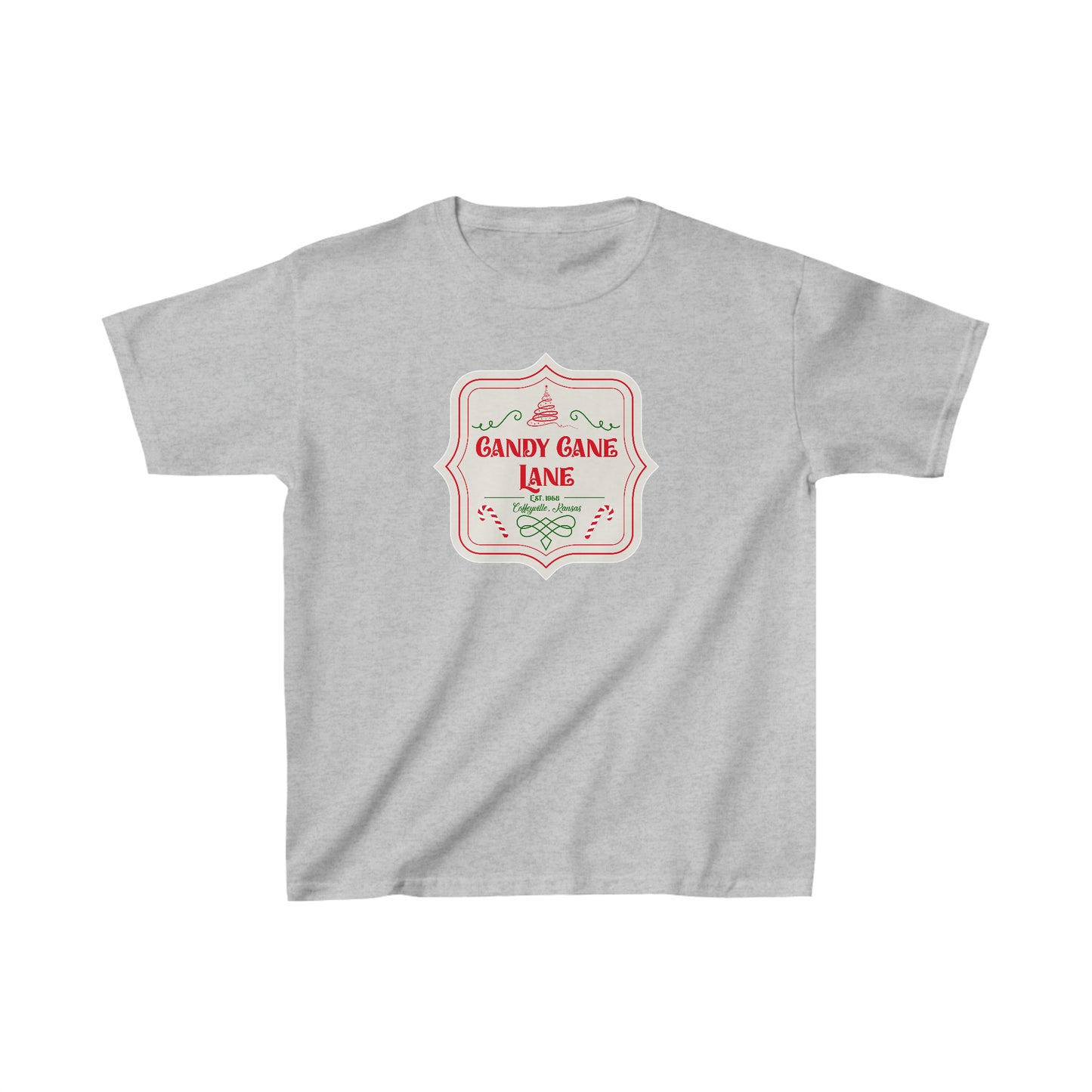 Candy Cane Lane 2 - Kids Heavy Cotton™ Tee