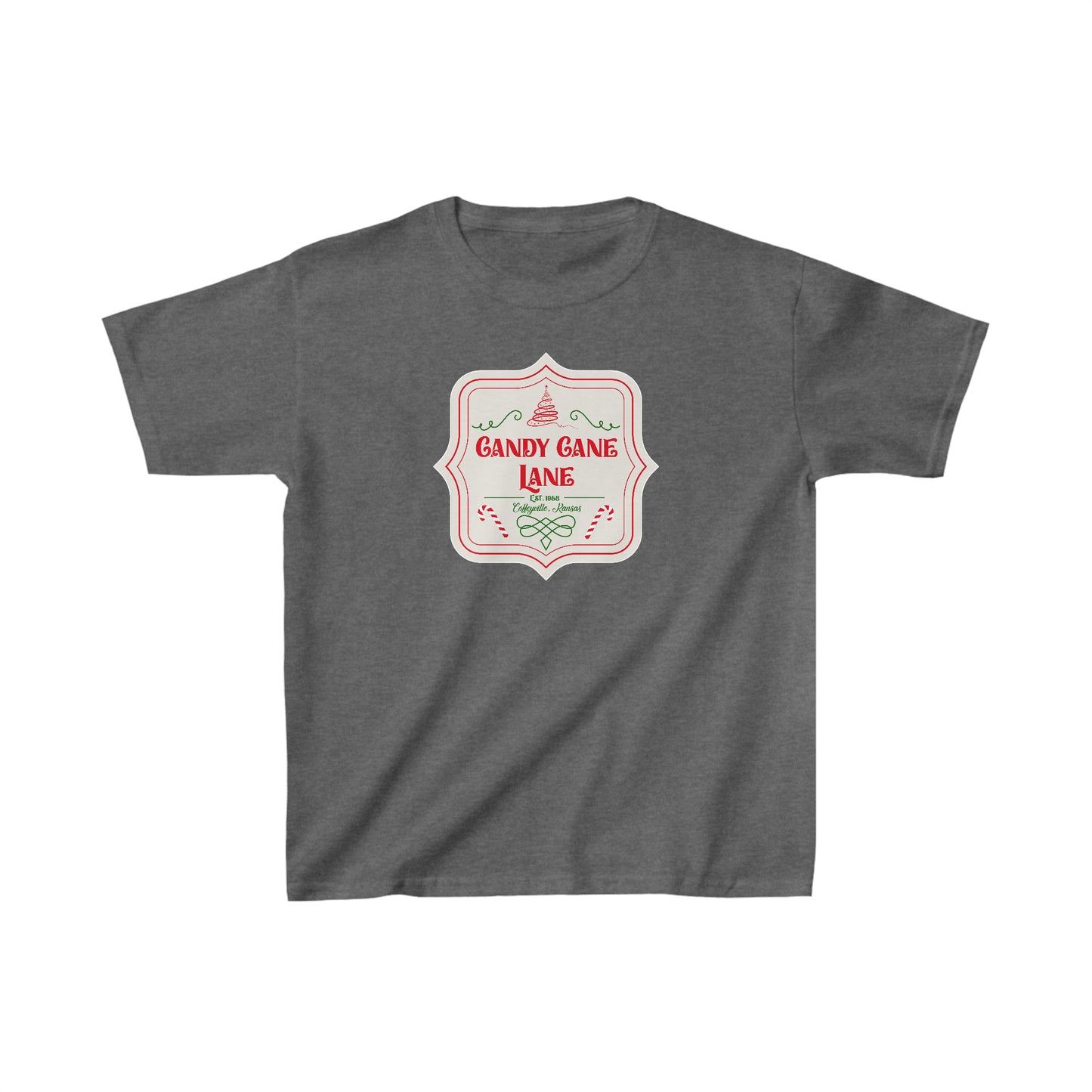 Candy Cane Lane 2 - Kids Heavy Cotton™ Tee