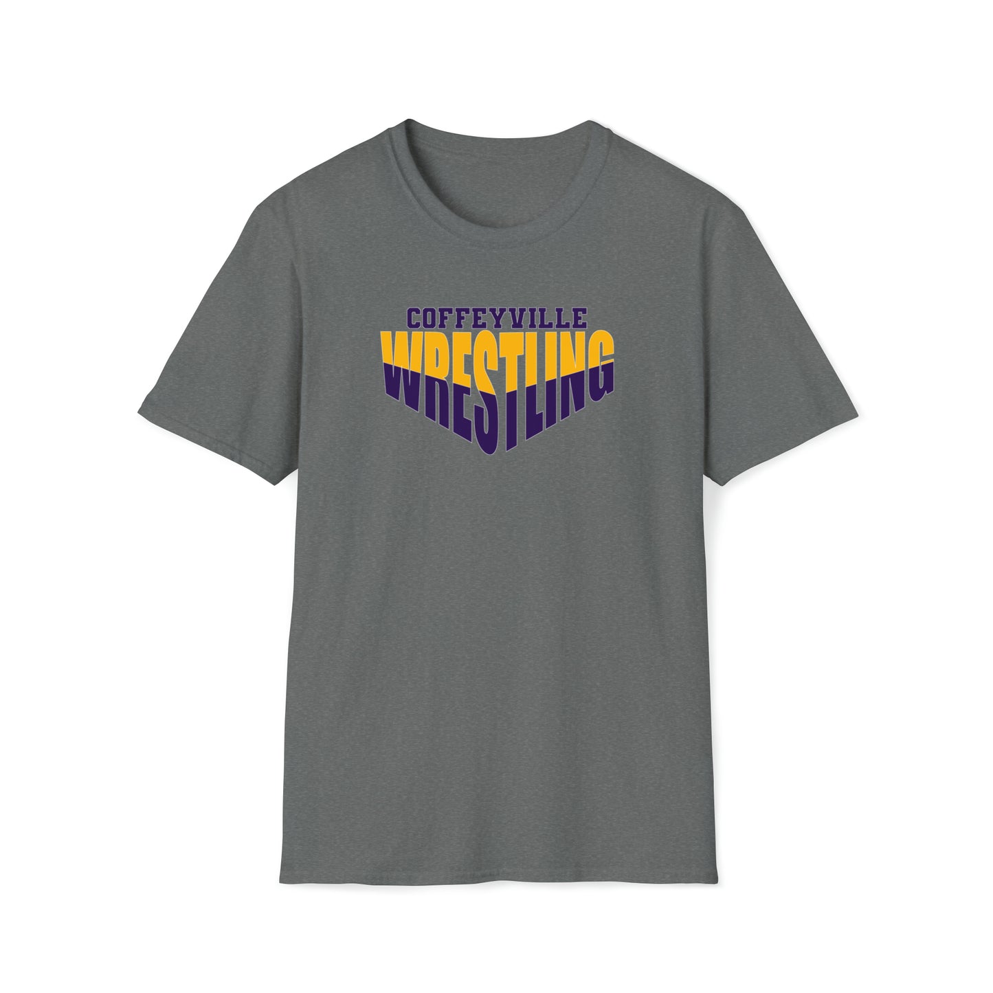 Coffeyville Wrestling - Gildan Unisex Softstyle T-Shirt