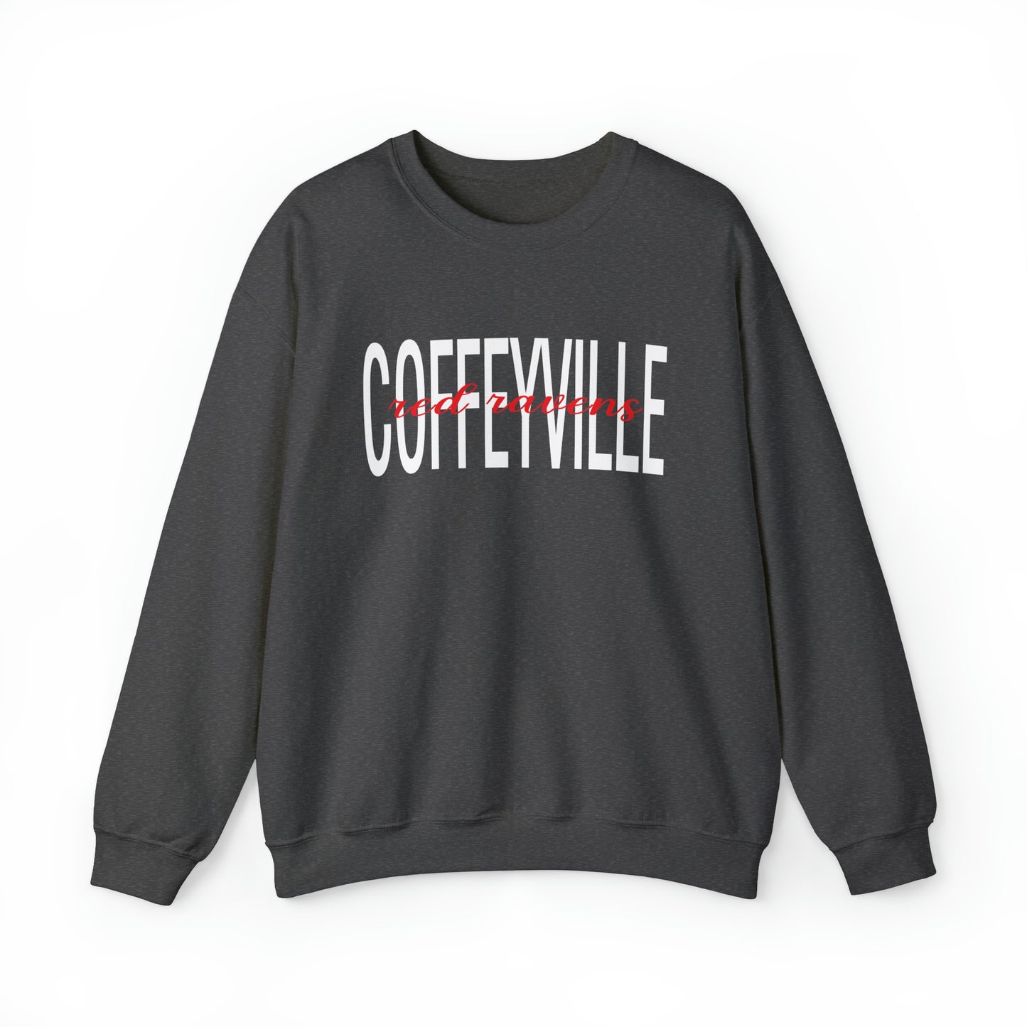Coffeyville Red Ravens - Gildan Unisex Heavy Blend™ Crewneck Sweatshirt