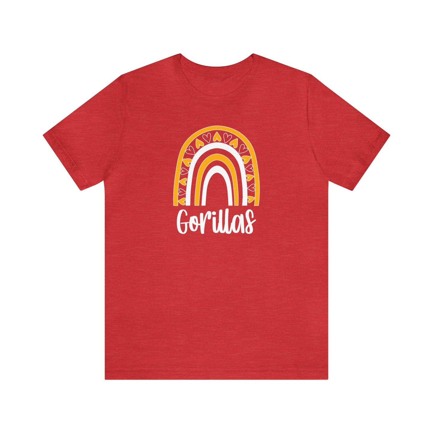 Gorillas Rainbow - Bella Canvas Short Sleeve Tee
