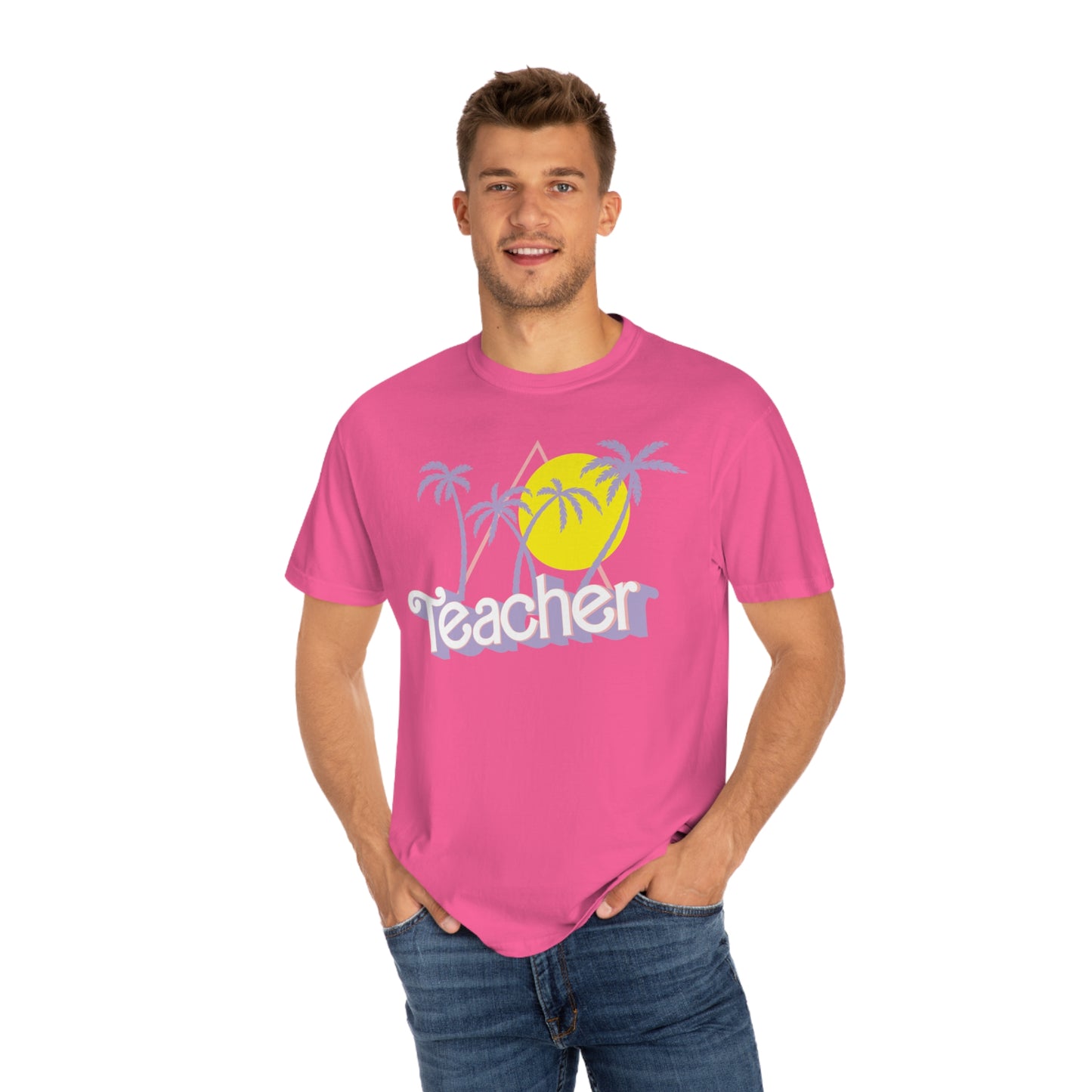 "Malibu Teacher/Barbie" T-shirt - Comfort Colors