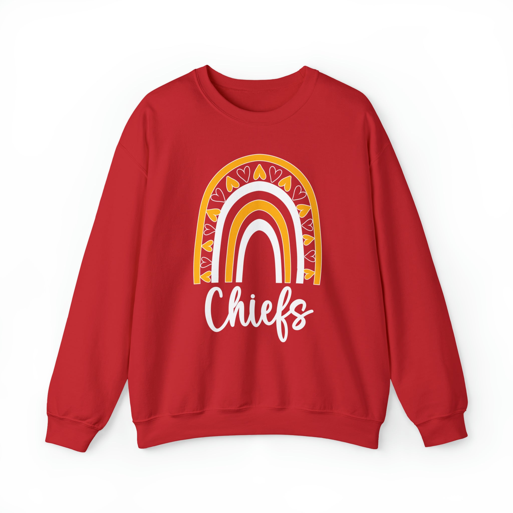 Chiefs Rainbow Red - Crewneck Sweatshirt – Focal Point Graphics