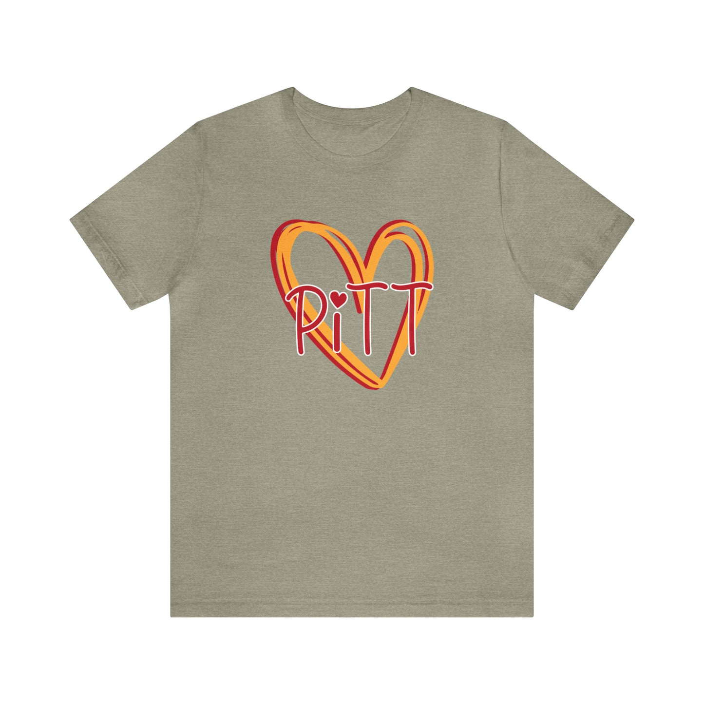 Pitt Heart - Bella Canvas Short Sleeve Tee