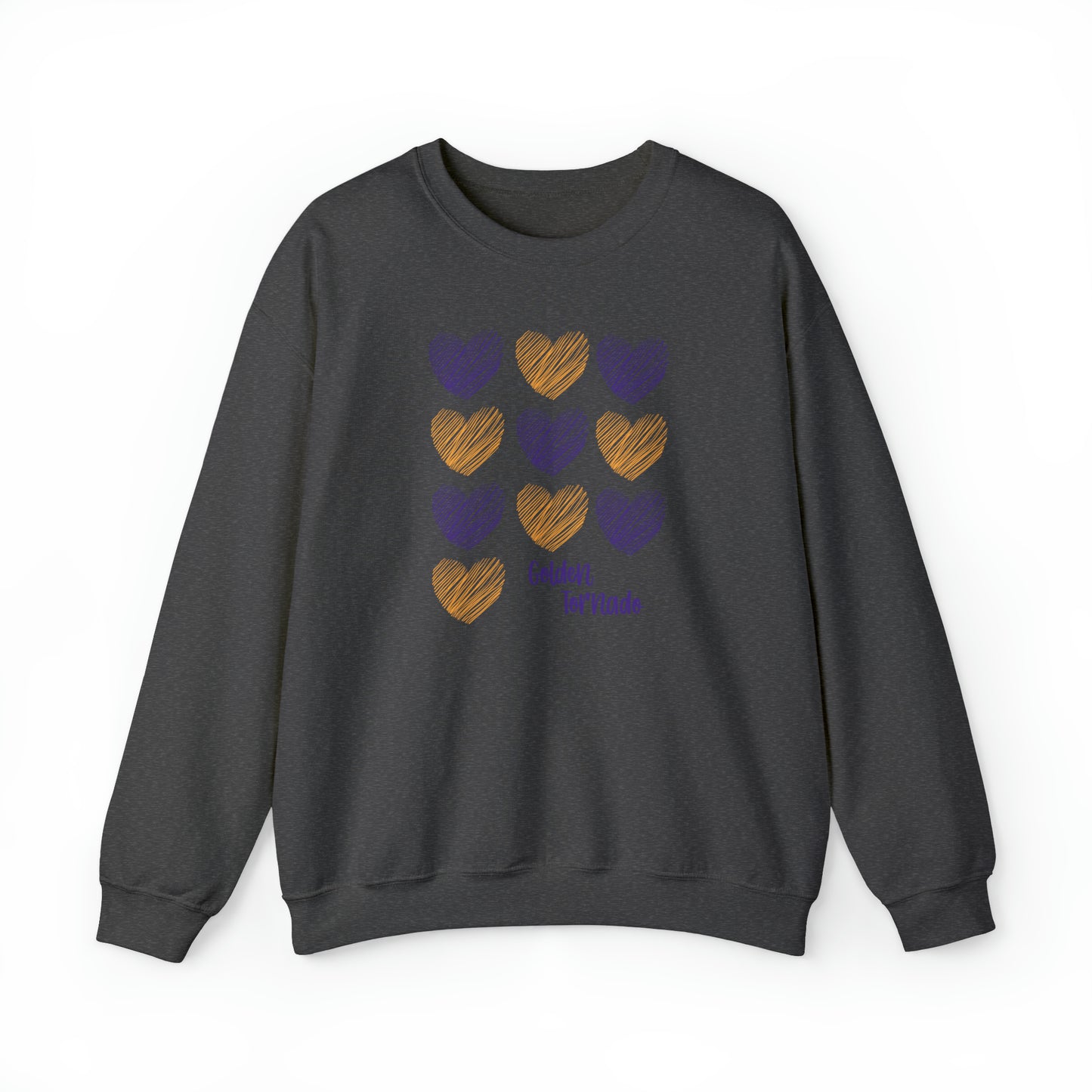 Golden Tornado Hearts - Crewneck Sweatshirt
