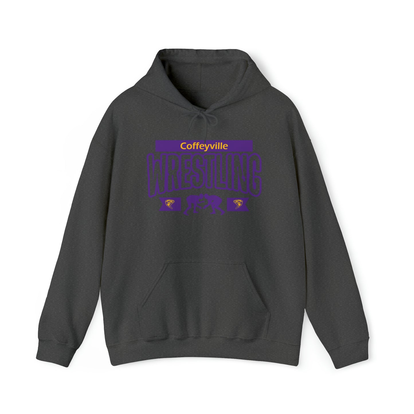 Coffeyville Wrestling Boys - Gildan Unisex Heavy Blend™ Hooded Sweatshirt