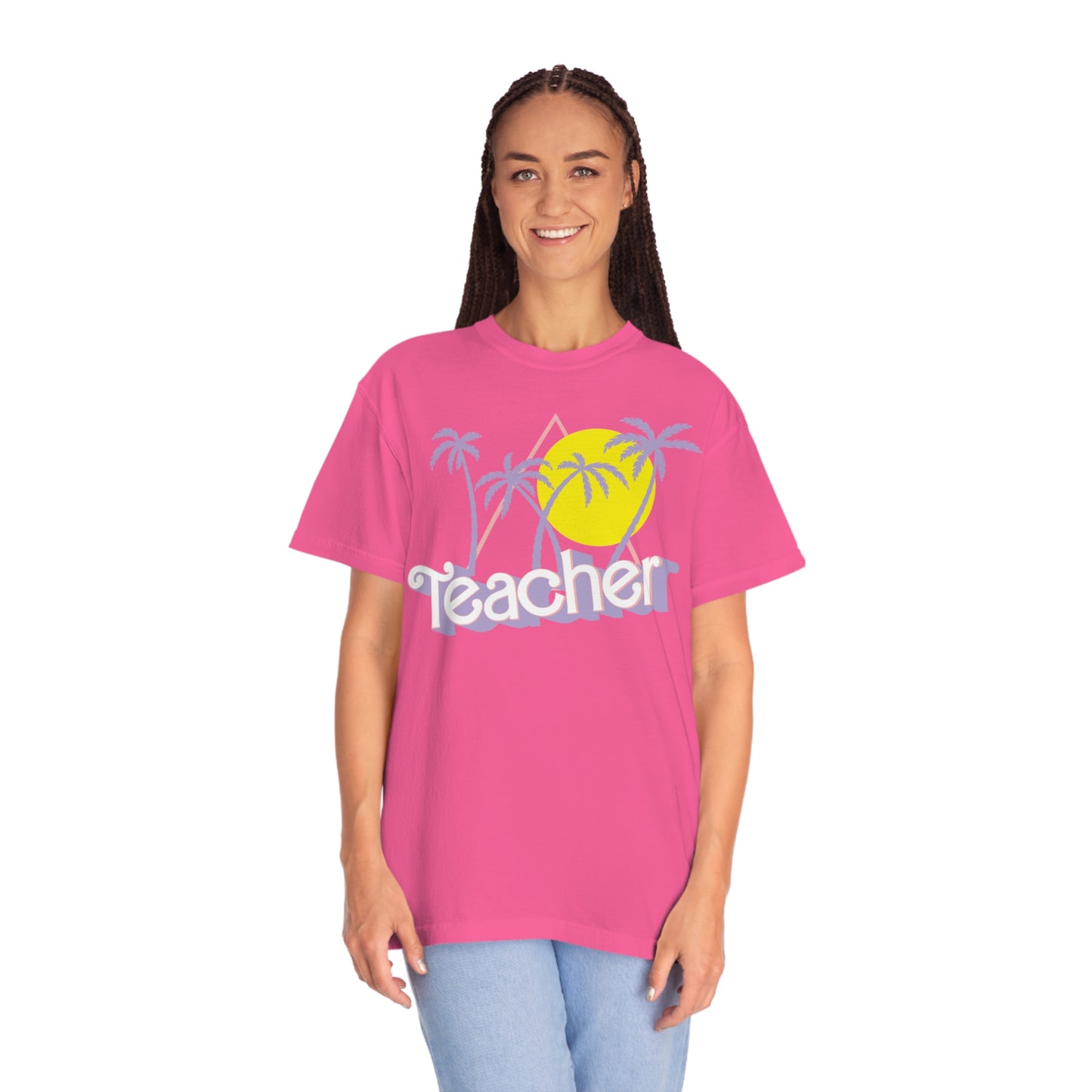 "Malibu Teacher/Barbie" T-shirt - Comfort Colors
