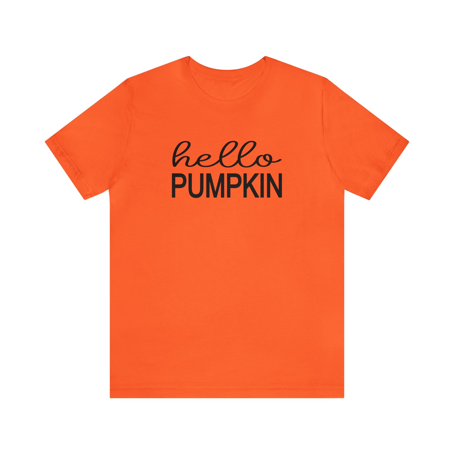 Hello Pumpkin - Bella Canvas Short Sleeve Tee