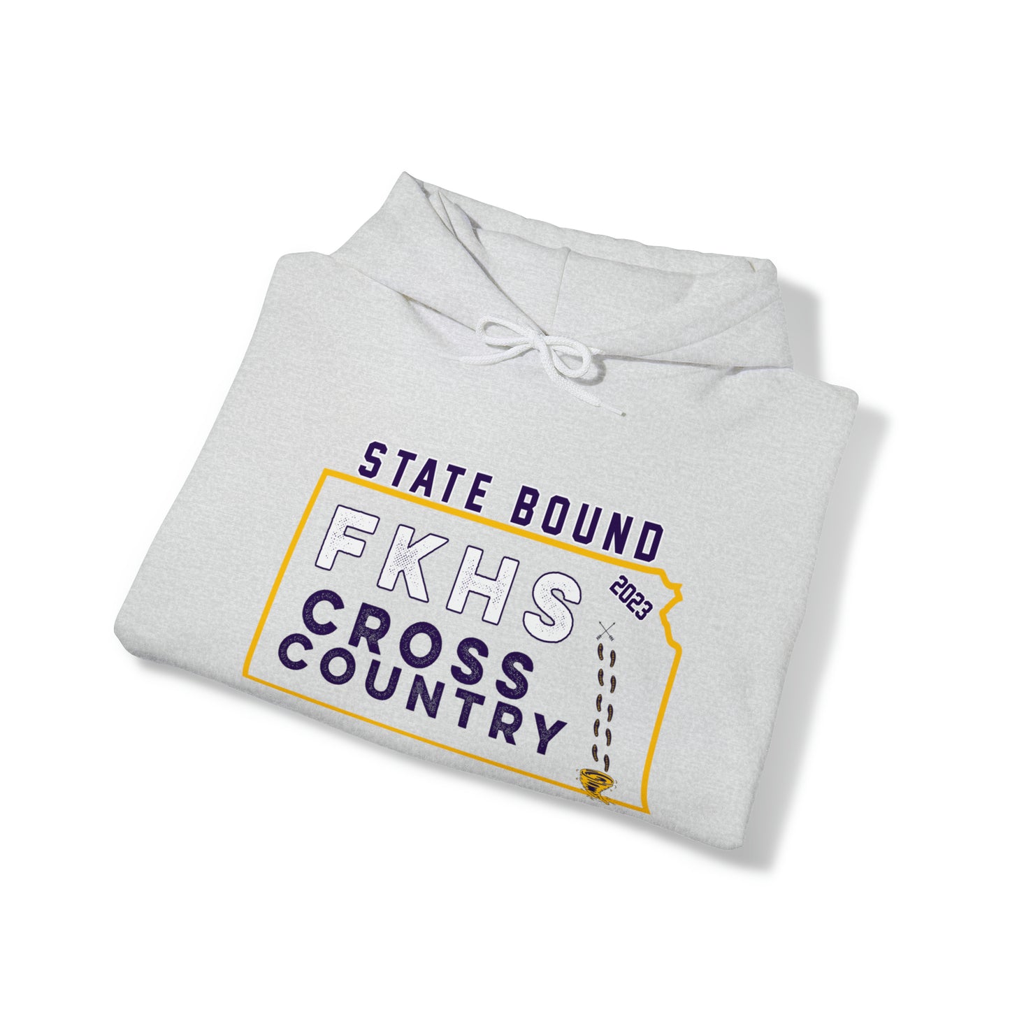 Cross Country STATE BOUND - Unisex Heavy Blend™ Hooded Sweatshirt