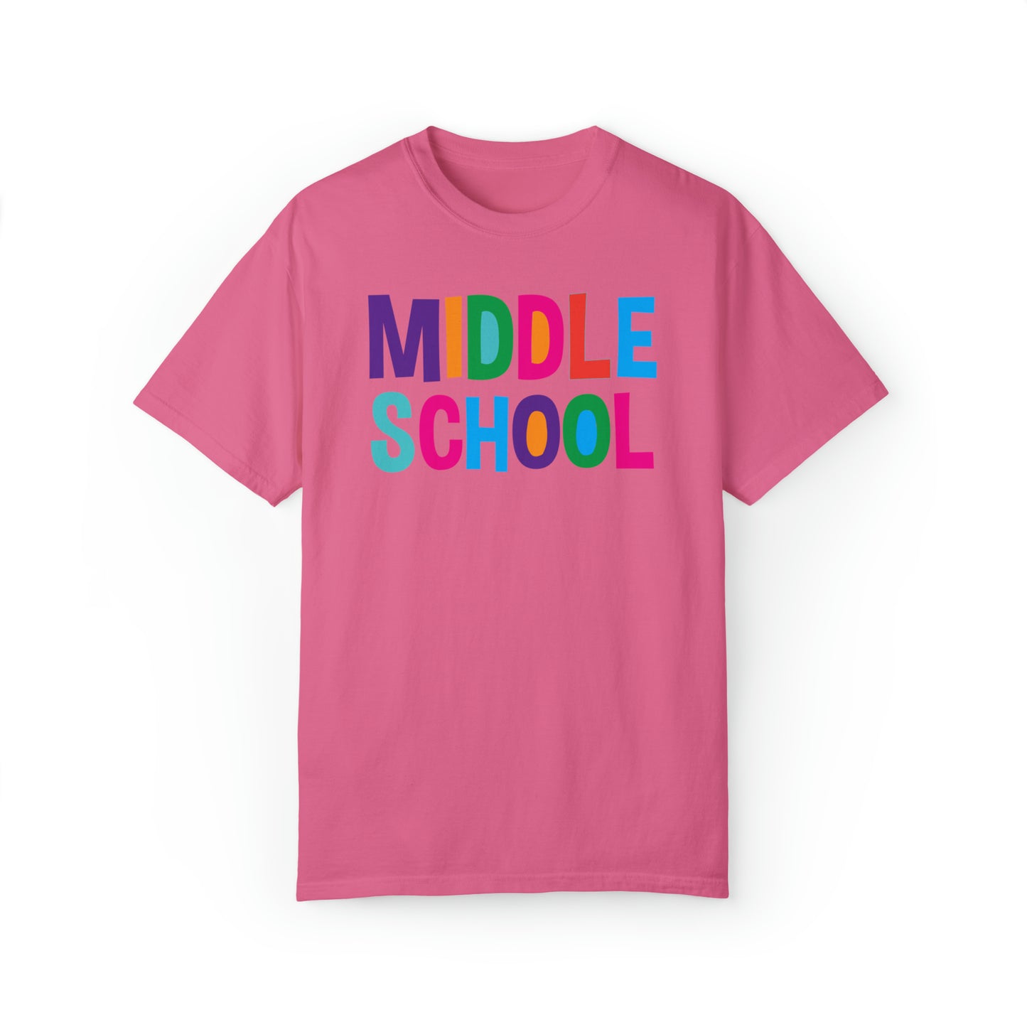 Middle School - Comfort Colors 1717 Unisex Garment-Dyed T-shirt