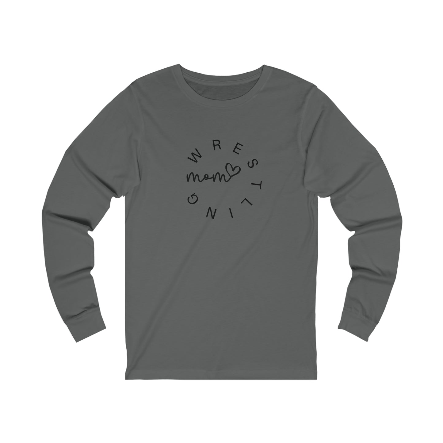Wrestling mom - Bella + Canvas Unisex Jersey Long Sleeve Tee