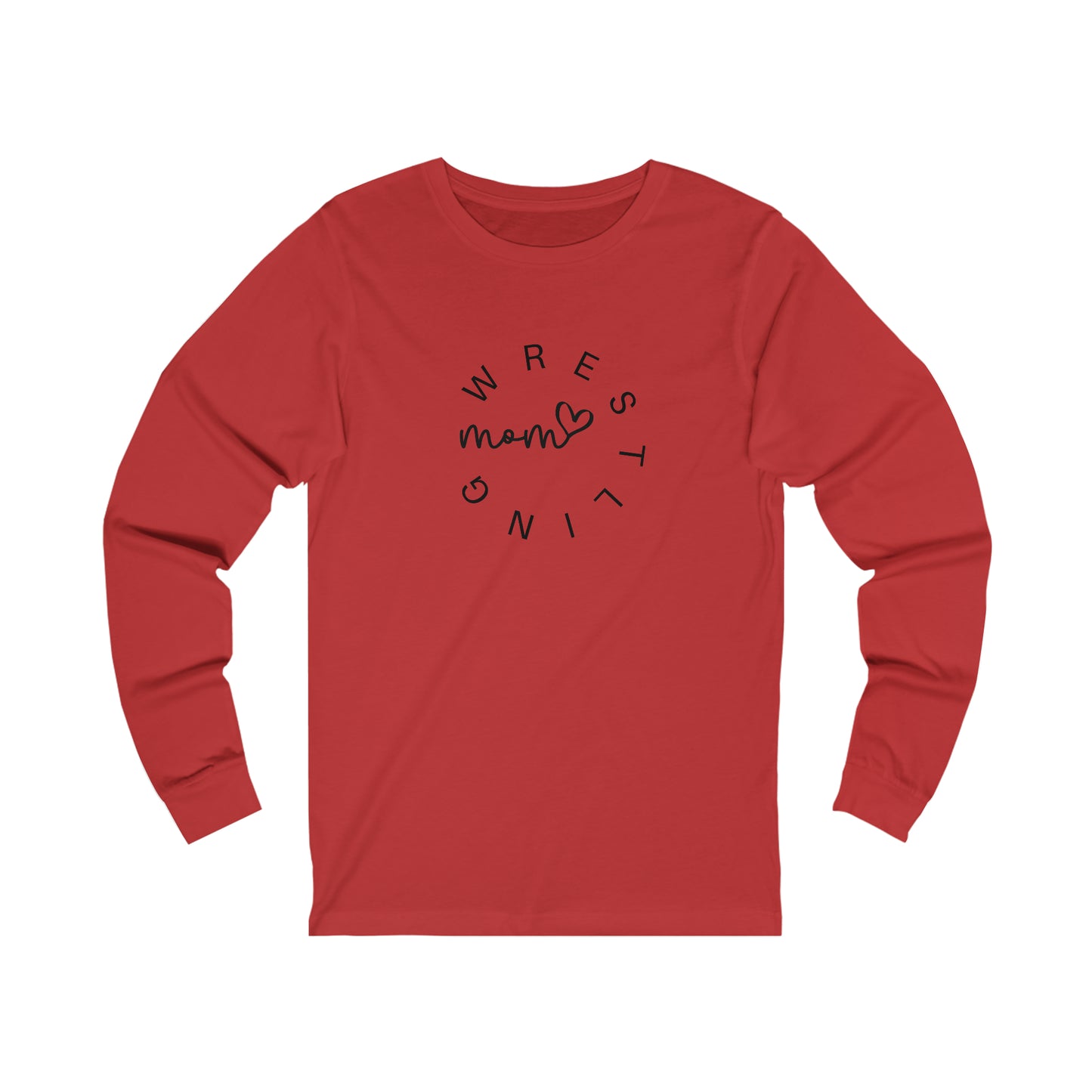 Wrestling mom - Bella + Canvas Unisex Jersey Long Sleeve Tee