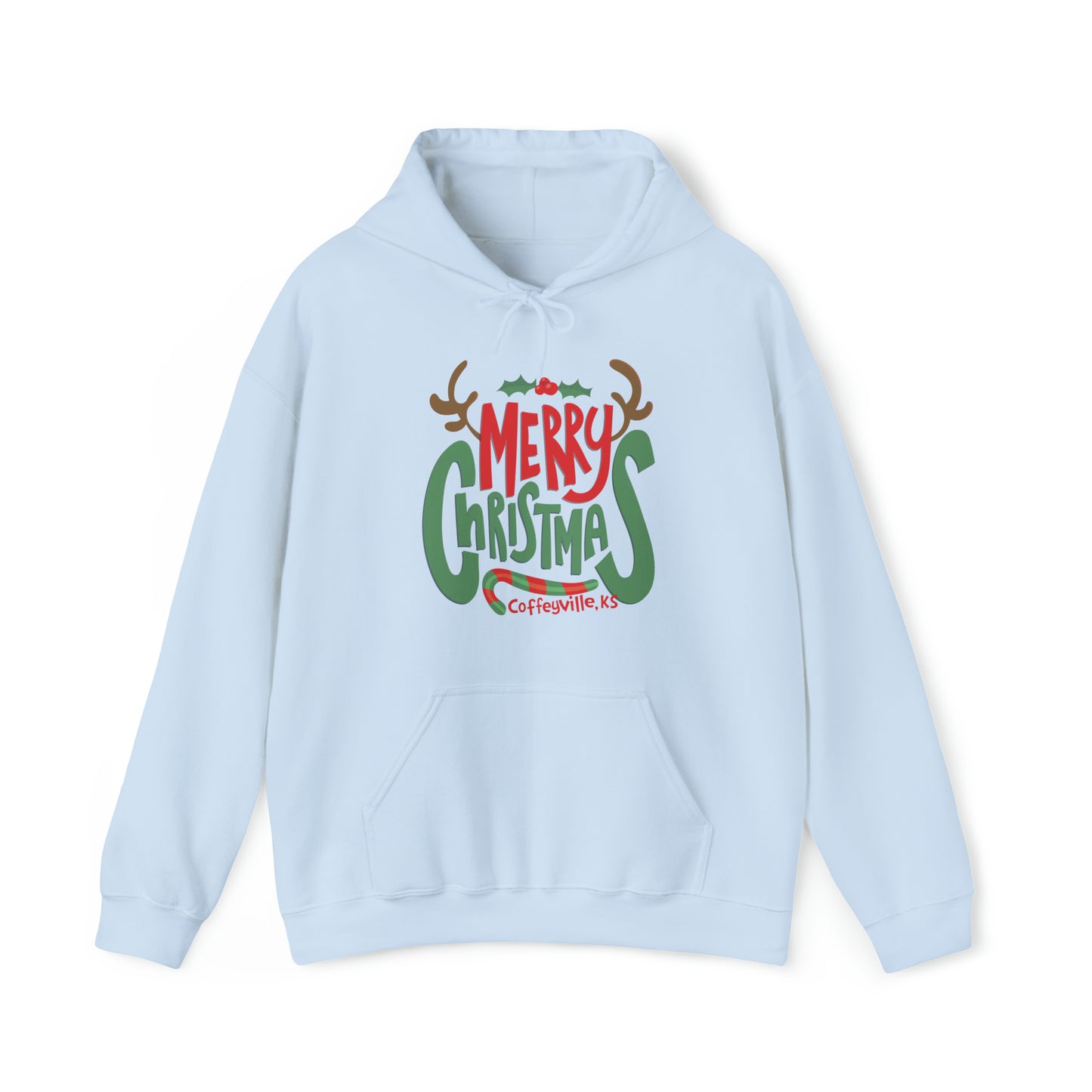 Merry Christmas Cville - Unisex Heavy Blend™ Hooded Sweatshirt