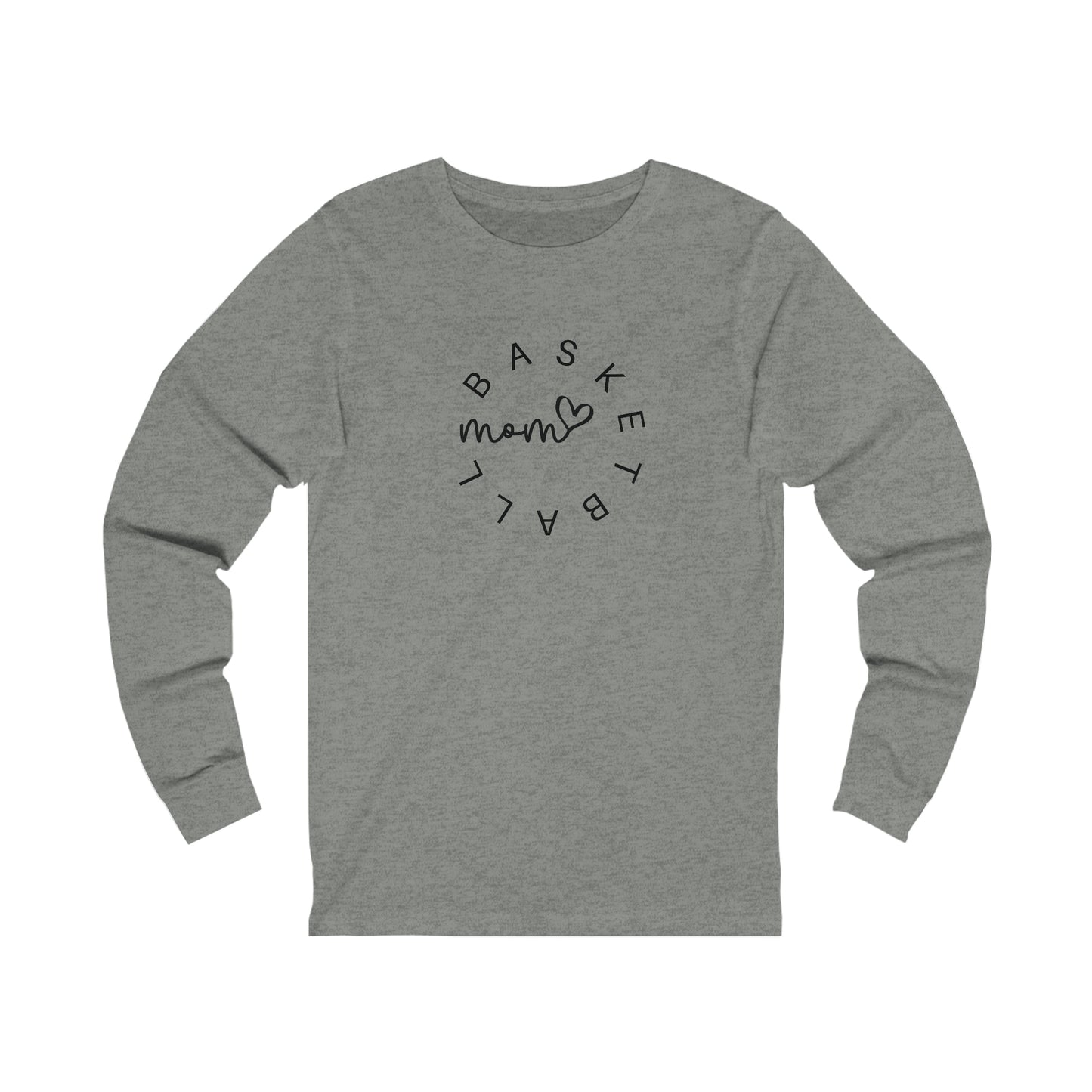 Basketball mom - Bella + Canvas Unisex Jersey Long Sleeve Tee