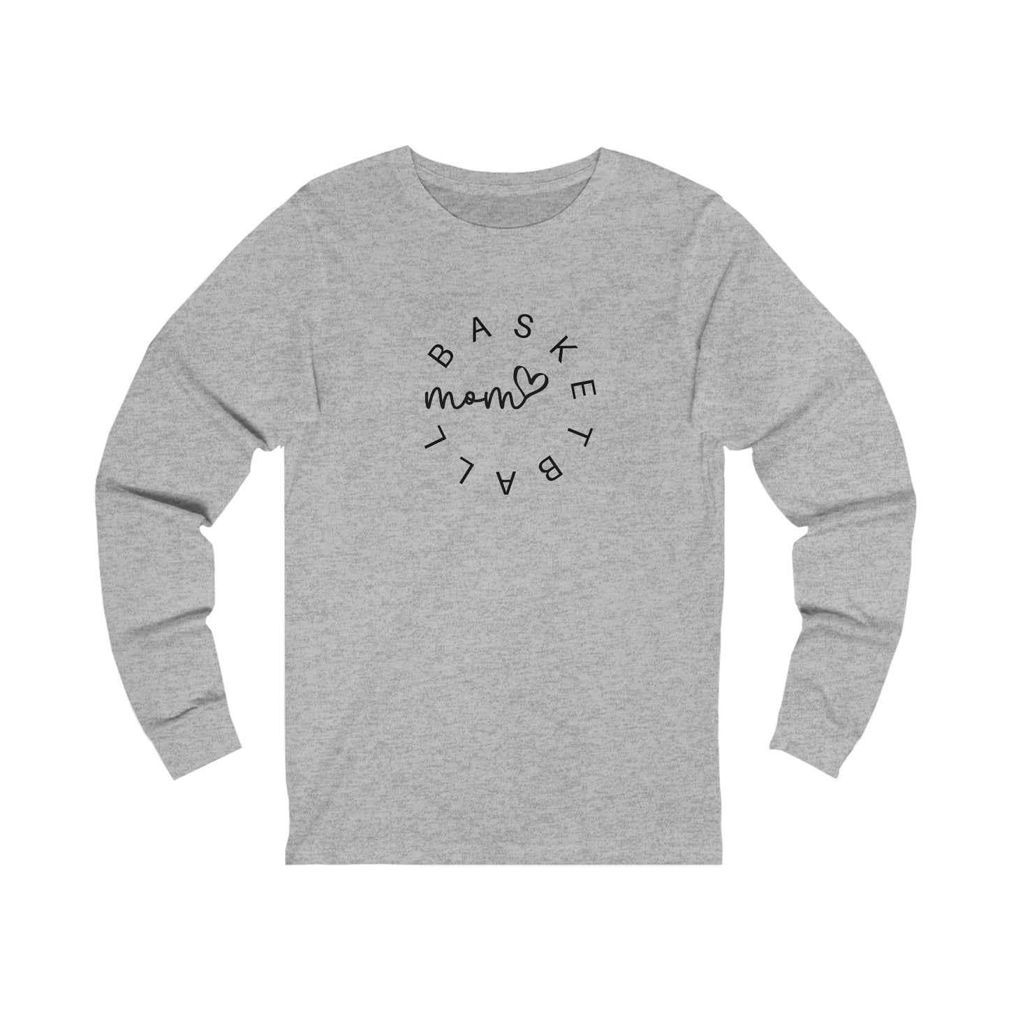 Basketball mom - Bella + Canvas Unisex Jersey Long Sleeve Tee