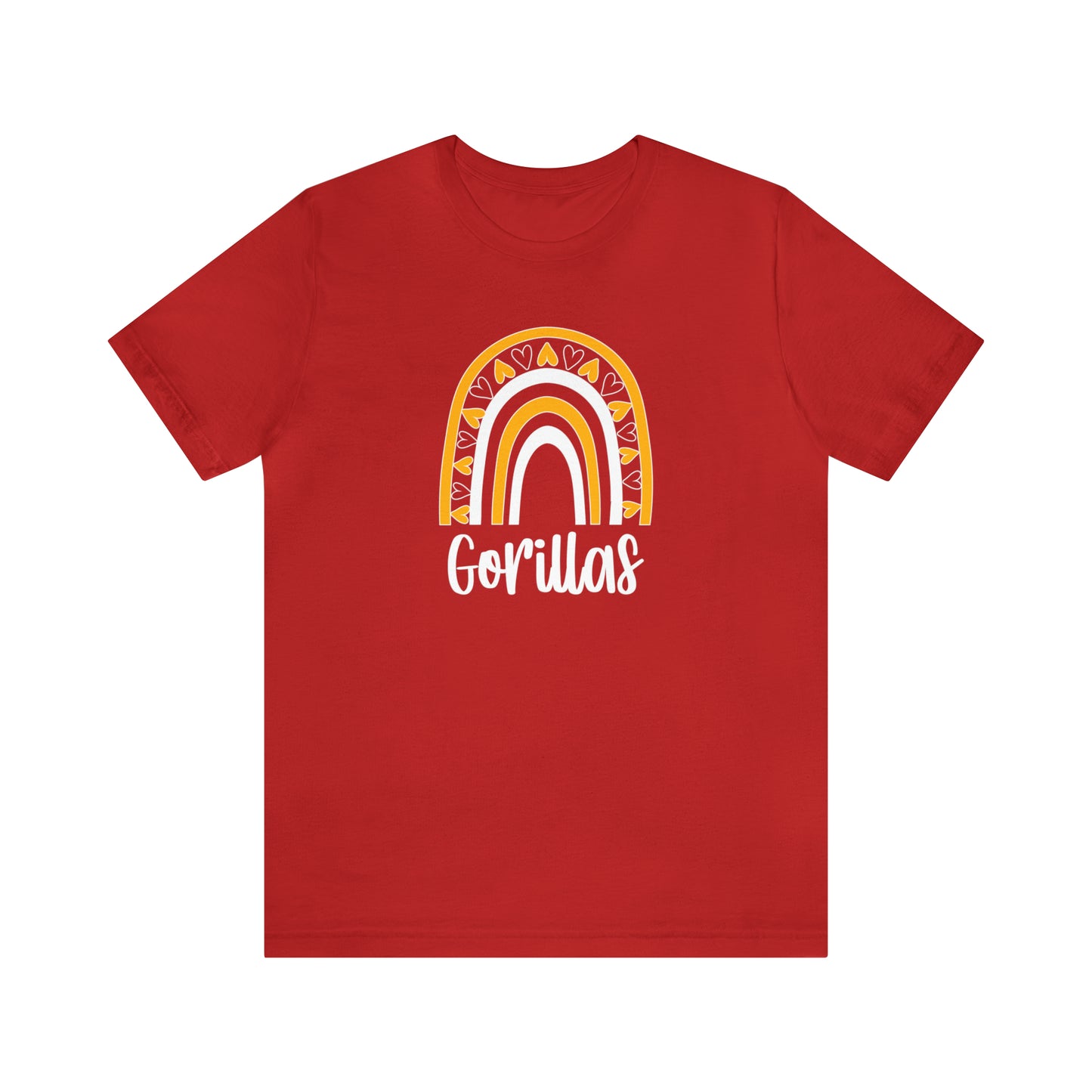 Gorillas Rainbow - Bella Canvas Short Sleeve Tee