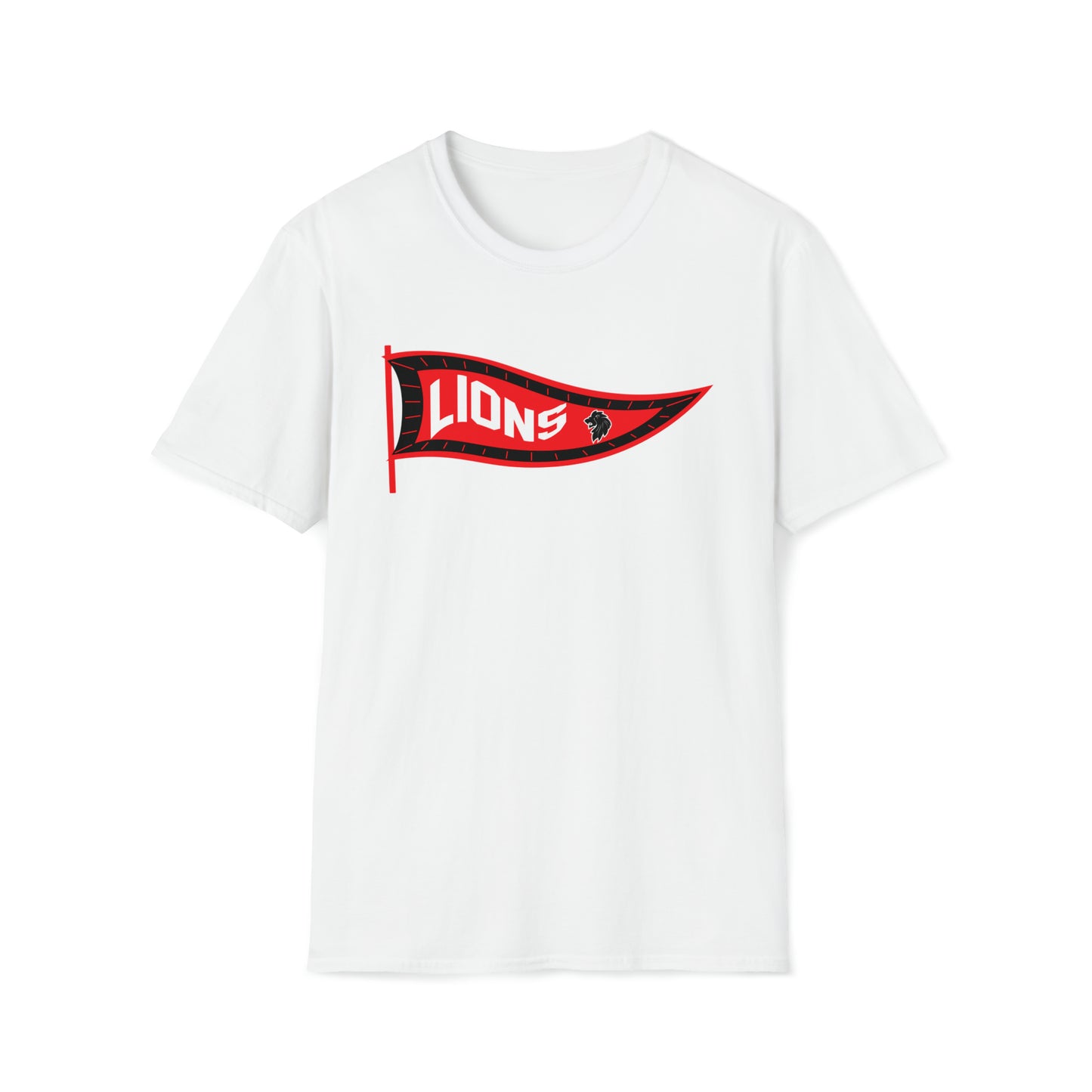 Lion Pennant - Softstyle T-Shirt