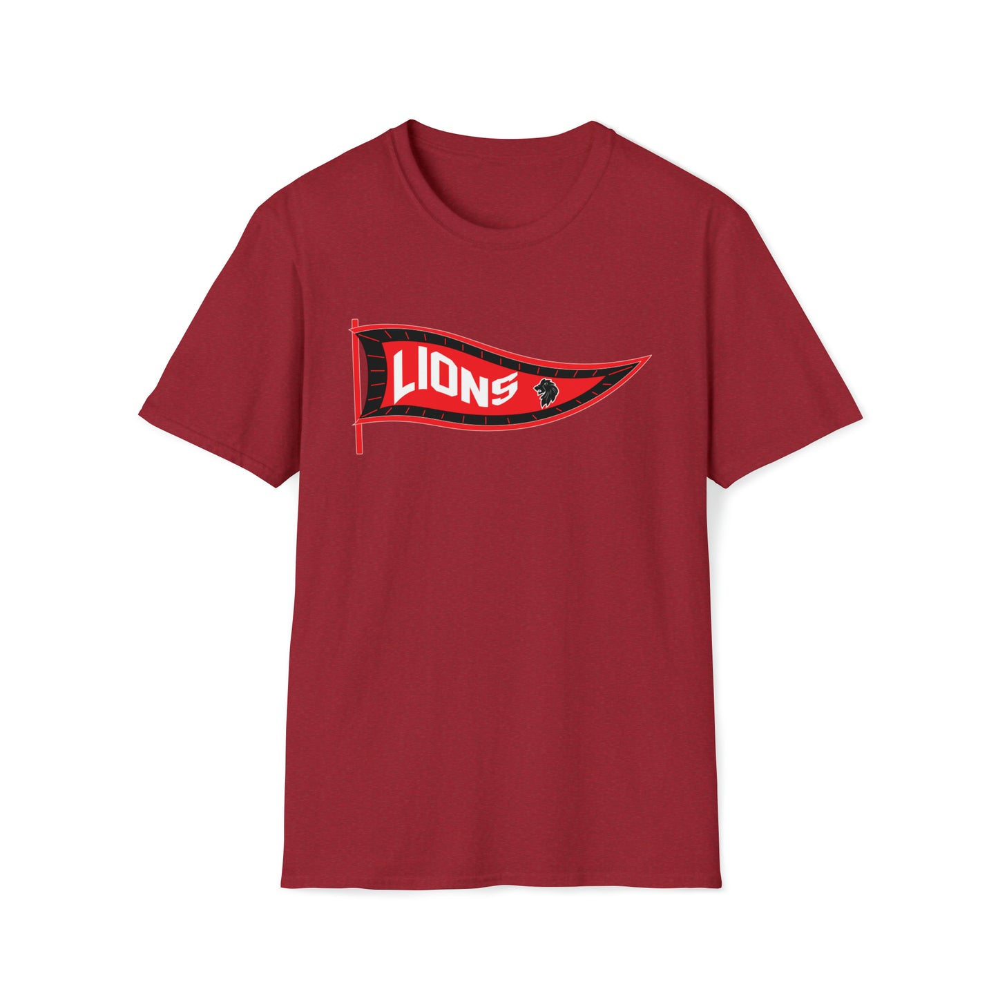 Lion Pennant - Softstyle T-Shirt