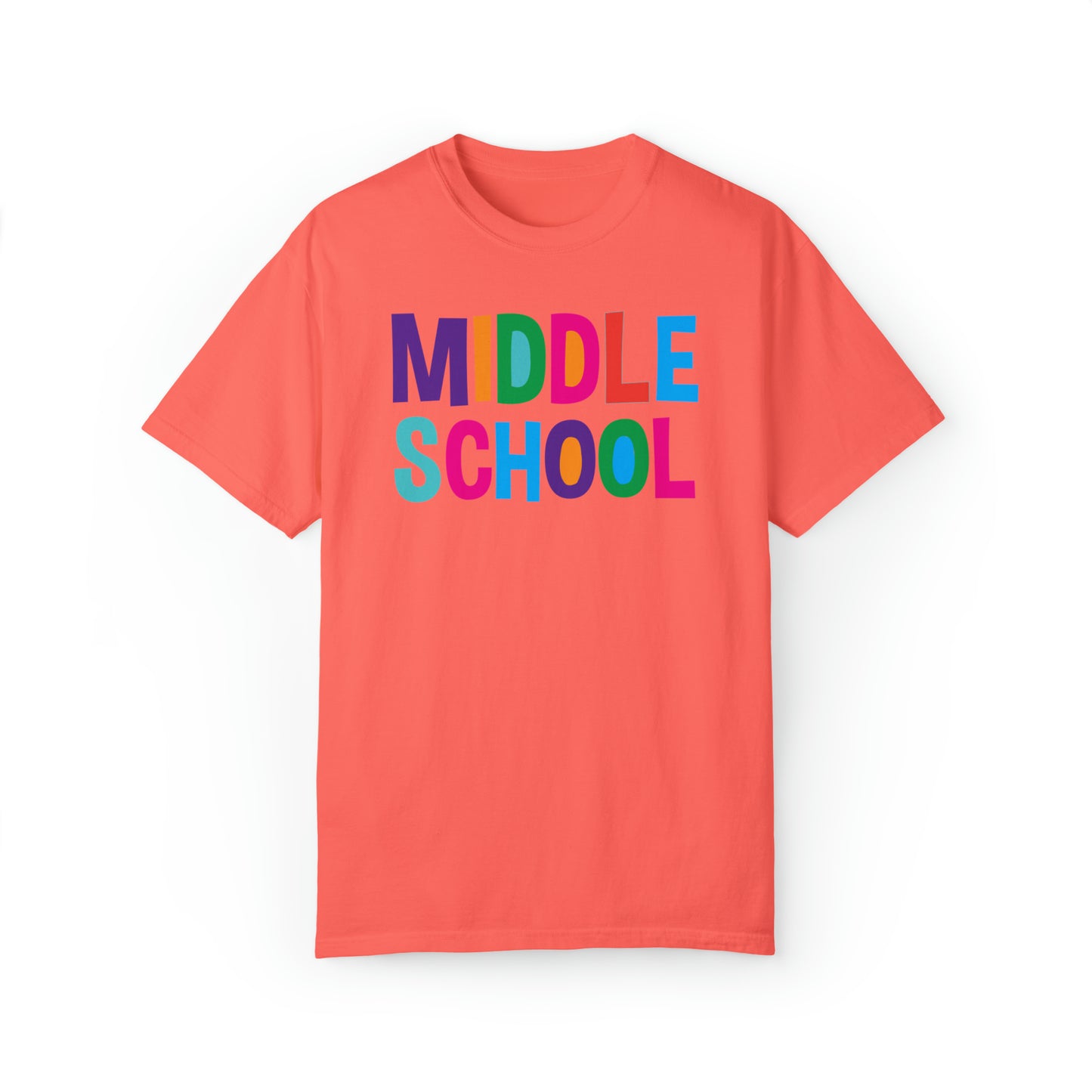Middle School - Comfort Colors 1717 Unisex Garment-Dyed T-shirt