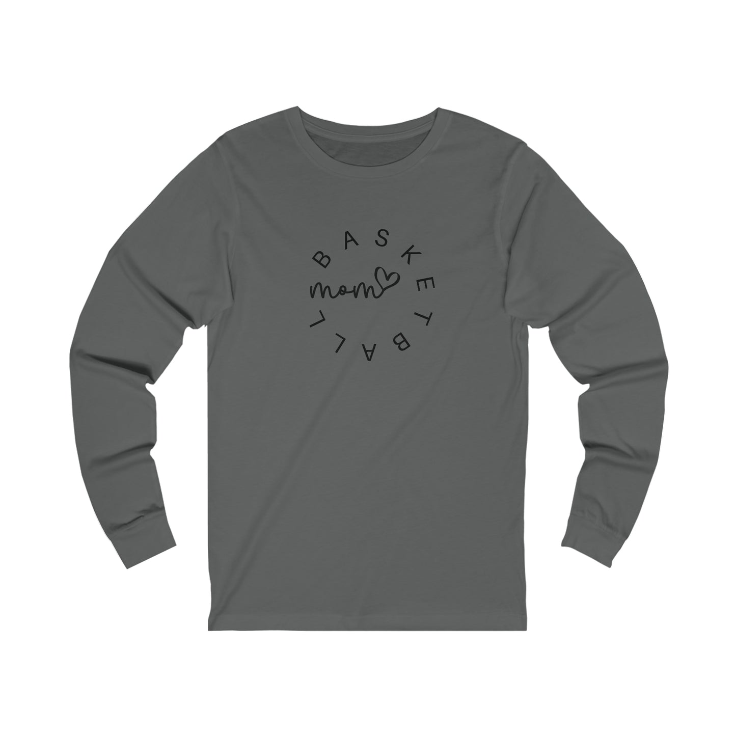 Basketball mom - Bella + Canvas Unisex Jersey Long Sleeve Tee