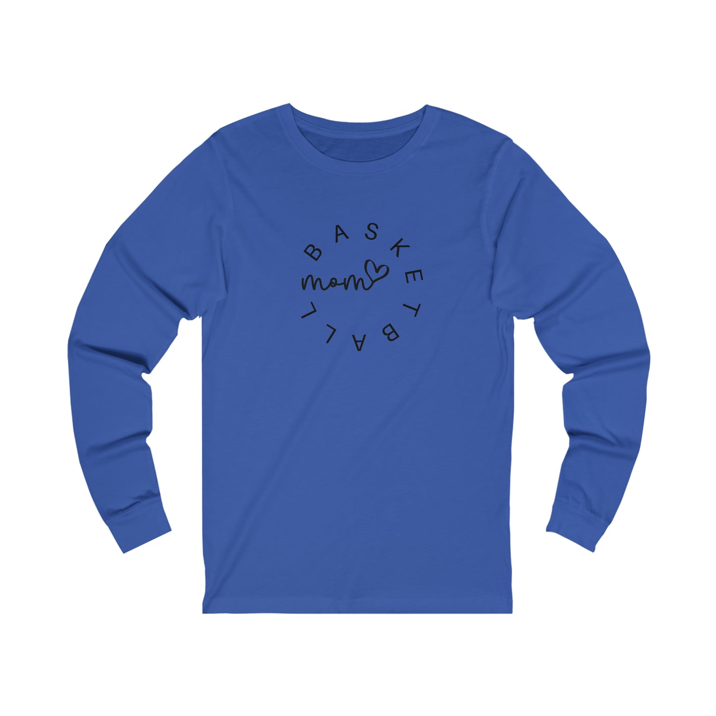 Basketball mom - Bella + Canvas Unisex Jersey Long Sleeve Tee