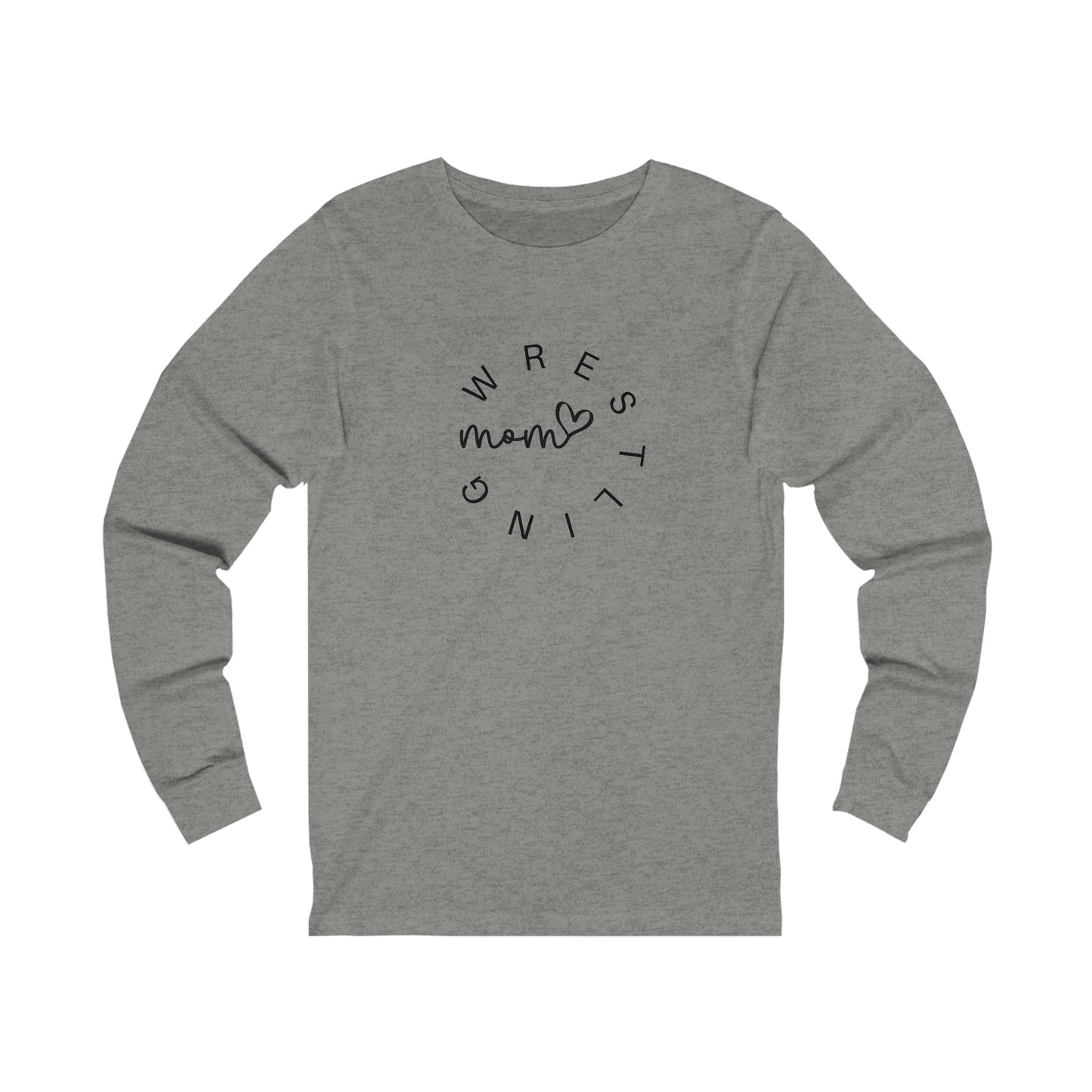 Wrestling mom - Bella + Canvas Unisex Jersey Long Sleeve Tee