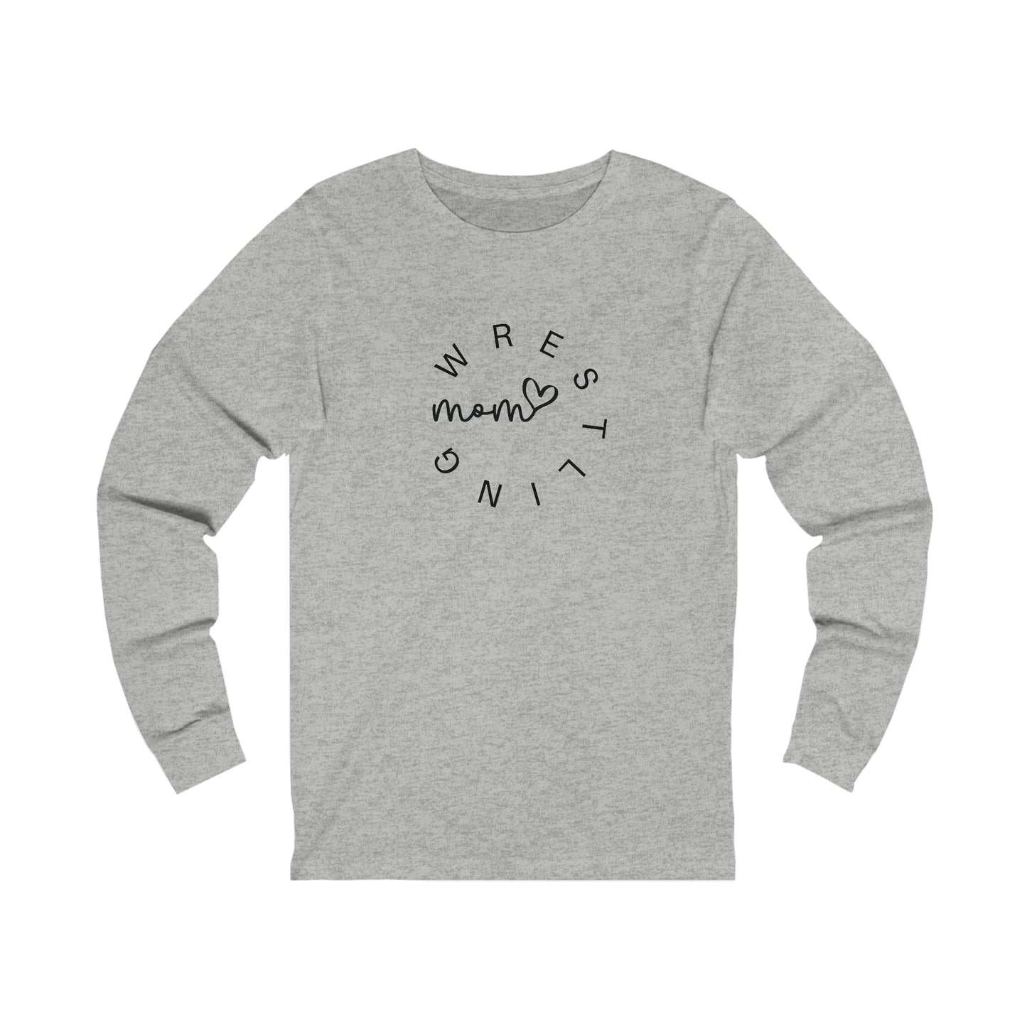 Wrestling mom - Bella + Canvas Unisex Jersey Long Sleeve Tee