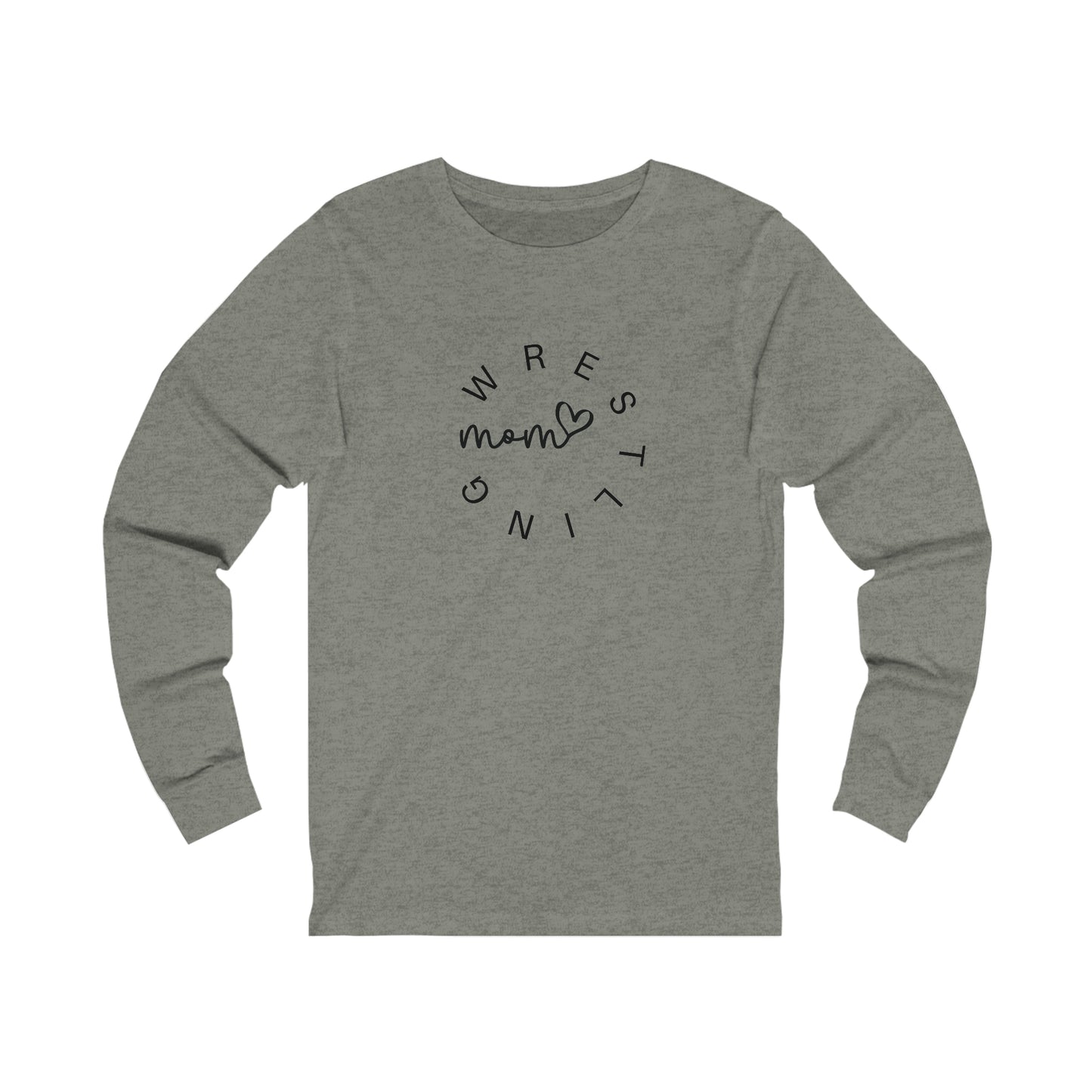Wrestling mom - Bella + Canvas Unisex Jersey Long Sleeve Tee