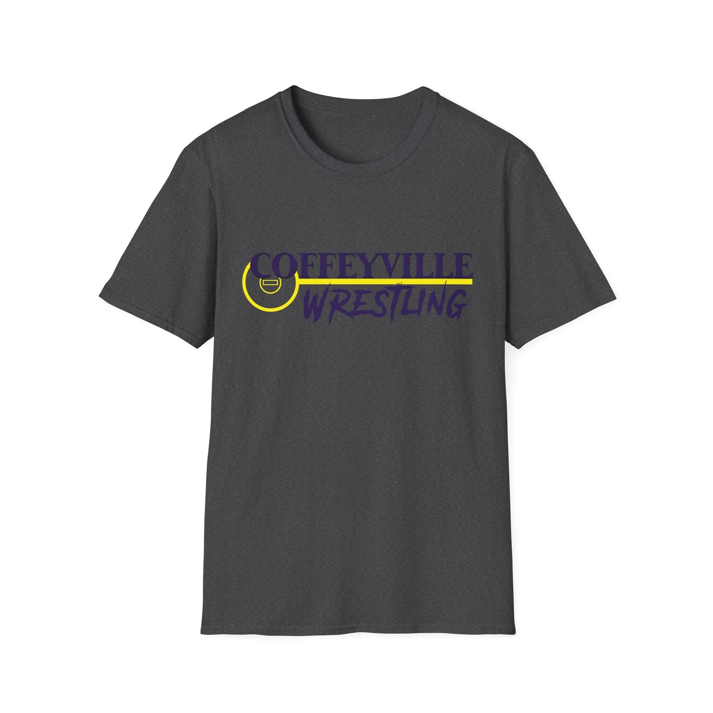 Coffeyville Wrestling Mat - Gildan Softstyle T-Shirt