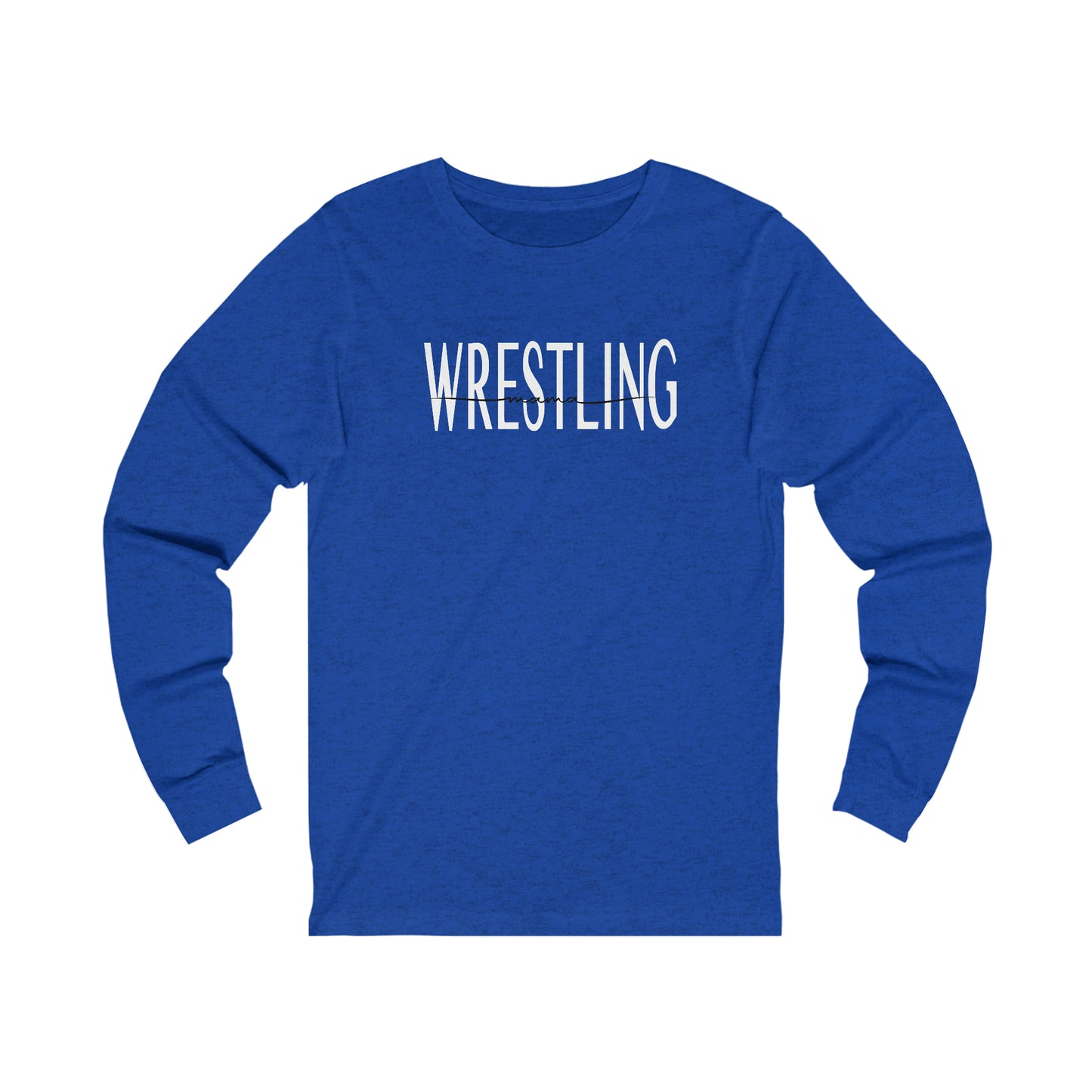 Wrestling mama - Bella + Canvas Unisex Jersey Long Sleeve Tee
