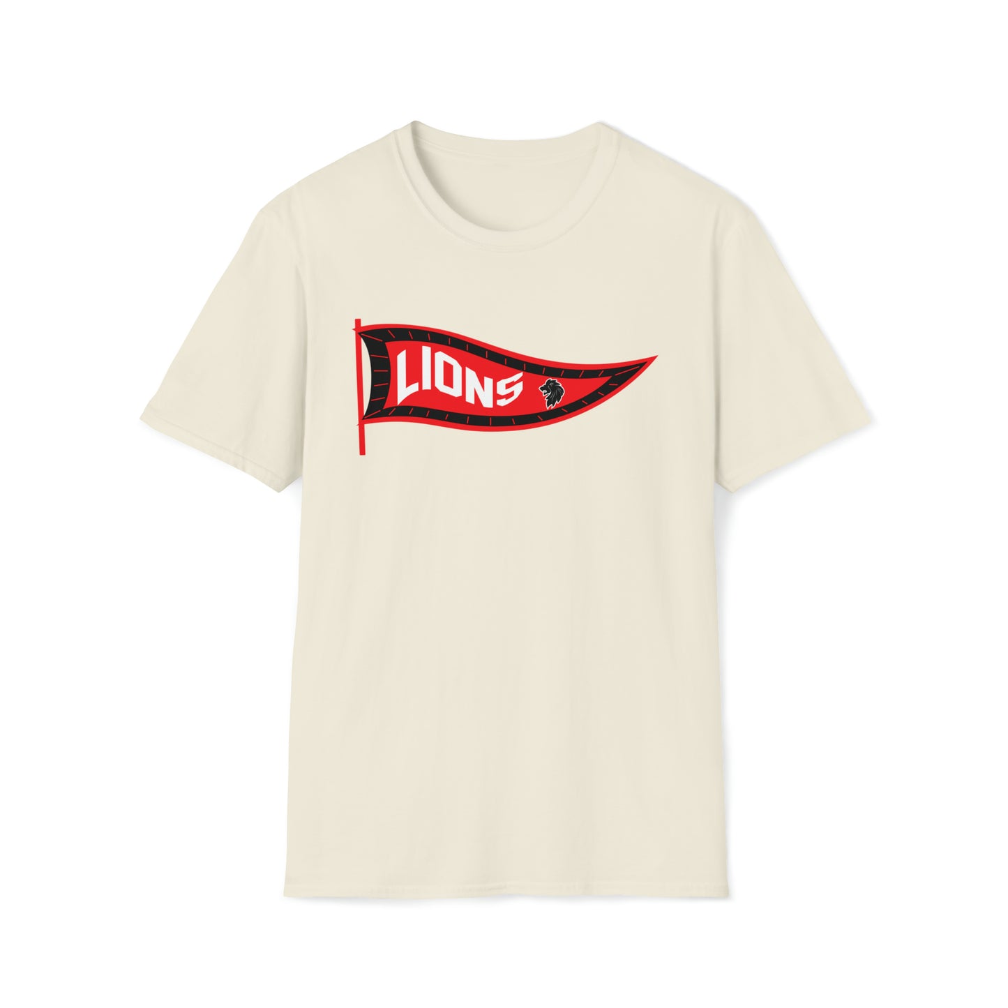 Lion Pennant - Softstyle T-Shirt
