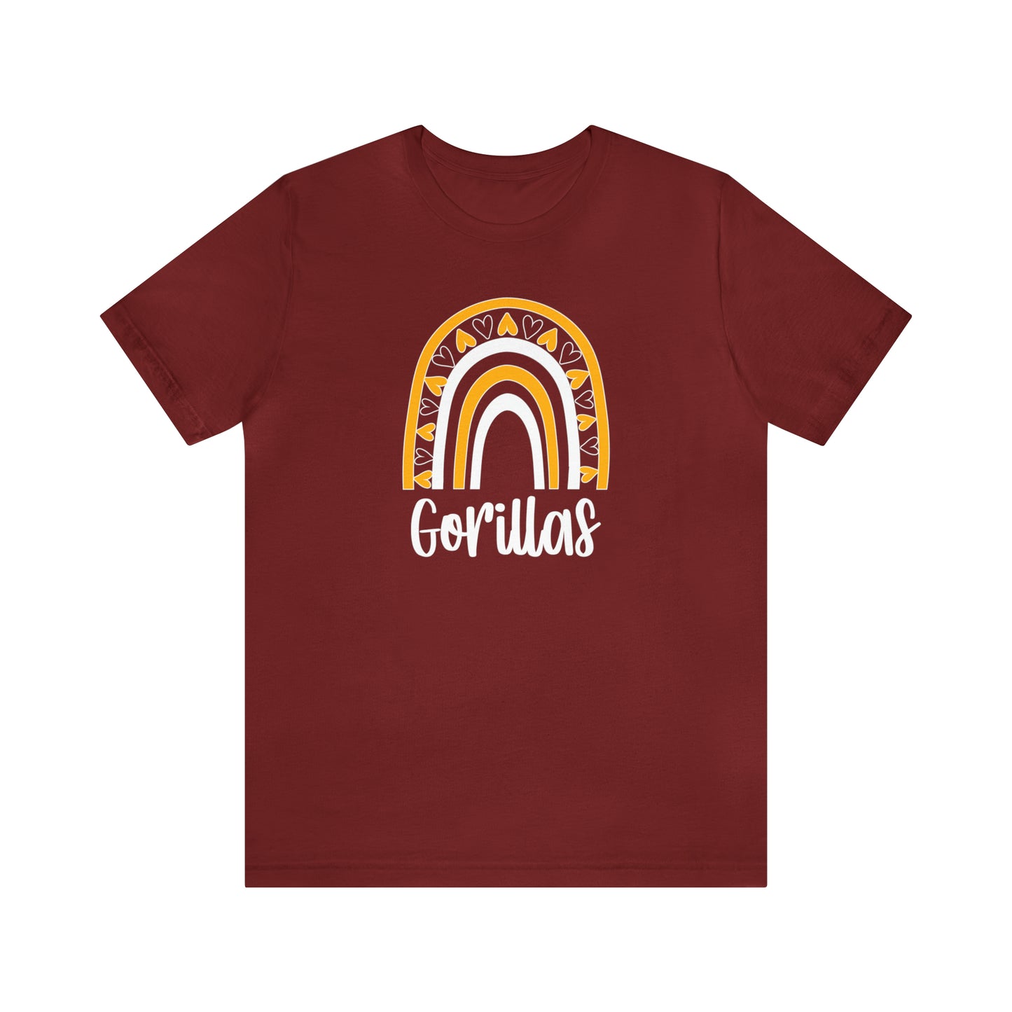 Gorillas Rainbow - Bella Canvas Short Sleeve Tee