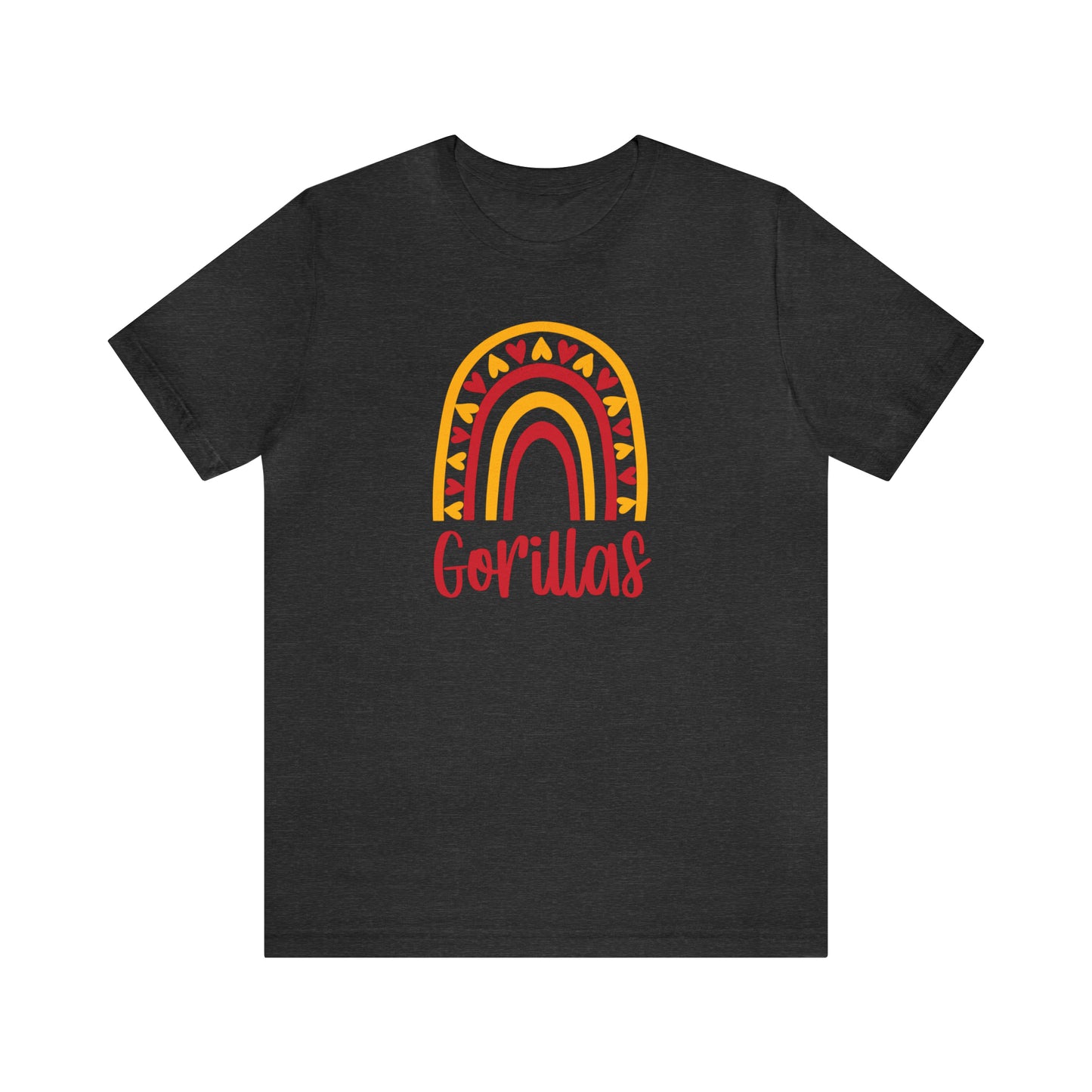 Gorillas Rainbow - Bella Canvas Short Sleeve Tee