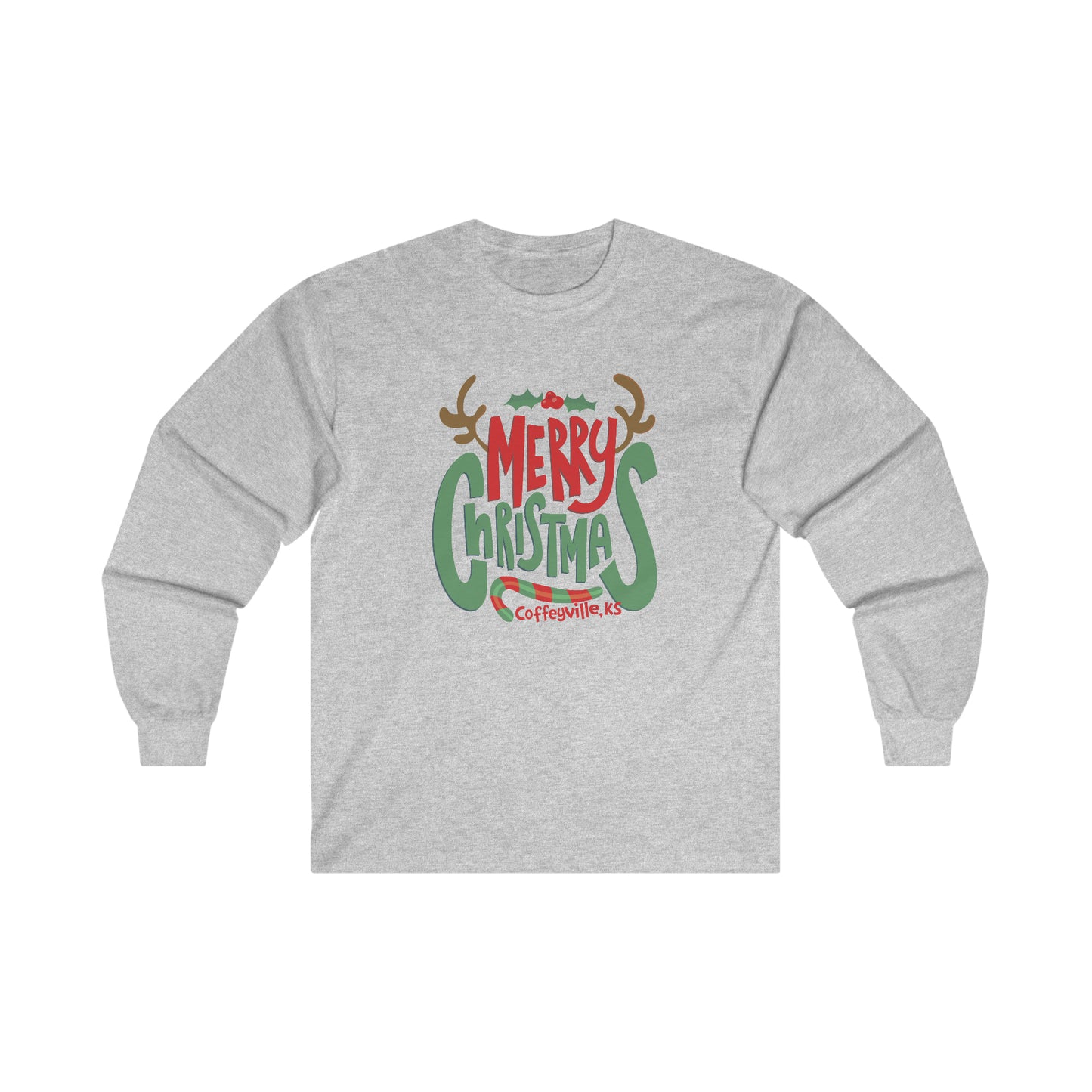 Merry Christmas Cville - Long Sleeve Tee