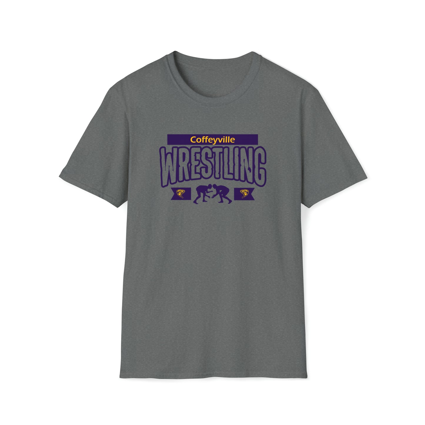 Coffeyville Wrestling Boys - Gildan Unisex Softstyle T-Shirt