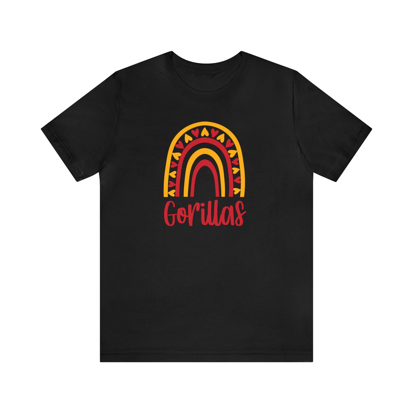 Gorillas Rainbow - Bella Canvas Short Sleeve Tee