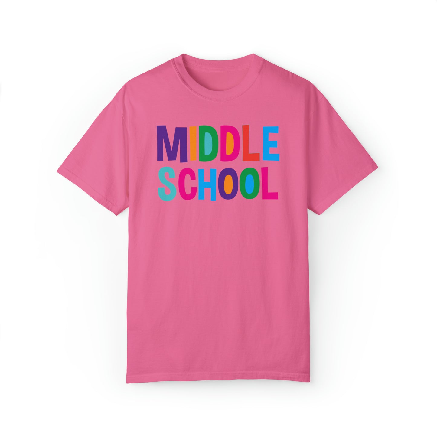Middle School - Comfort Colors 1717 Unisex Garment-Dyed T-shirt