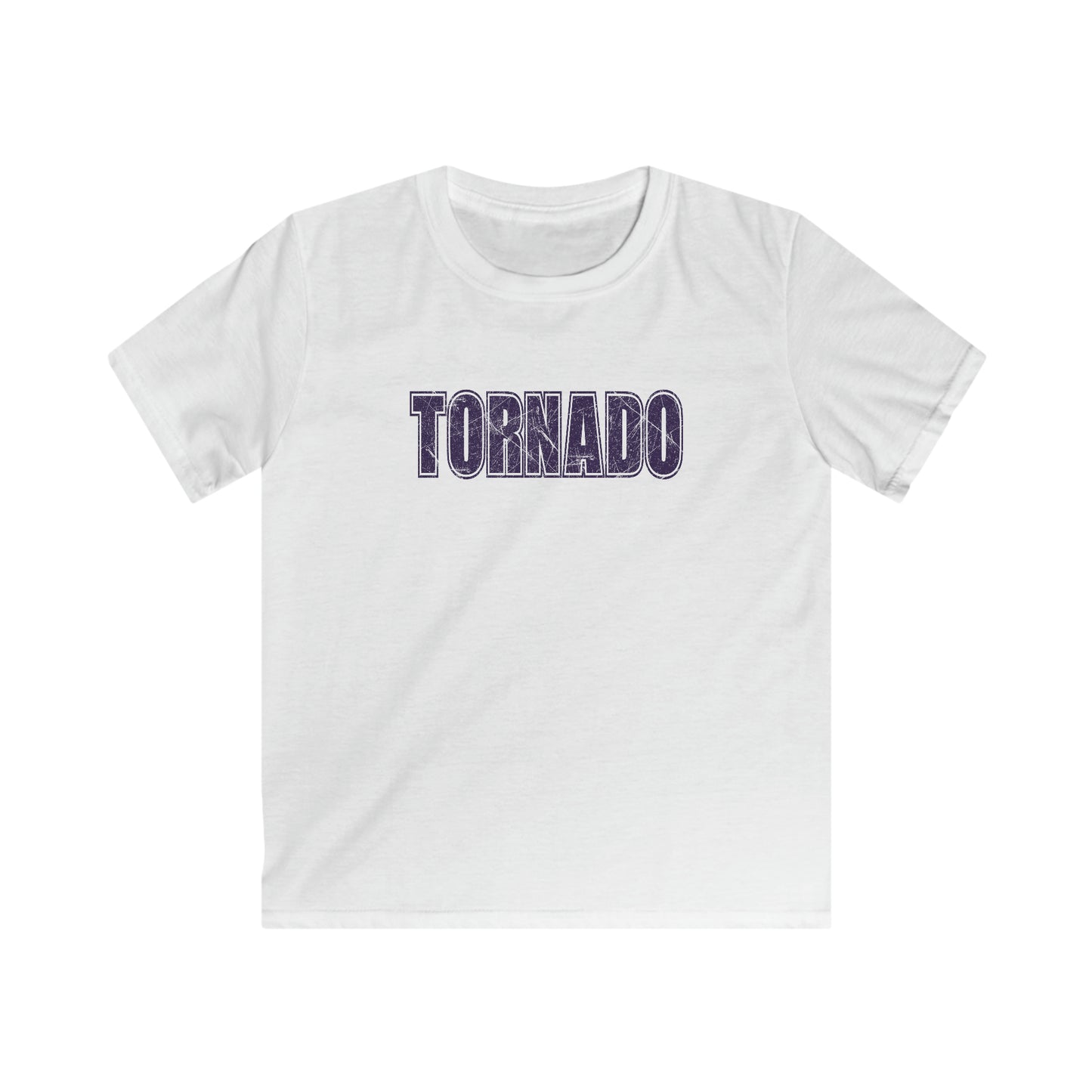 Tornado Distressed - Kids Softstyle Tee