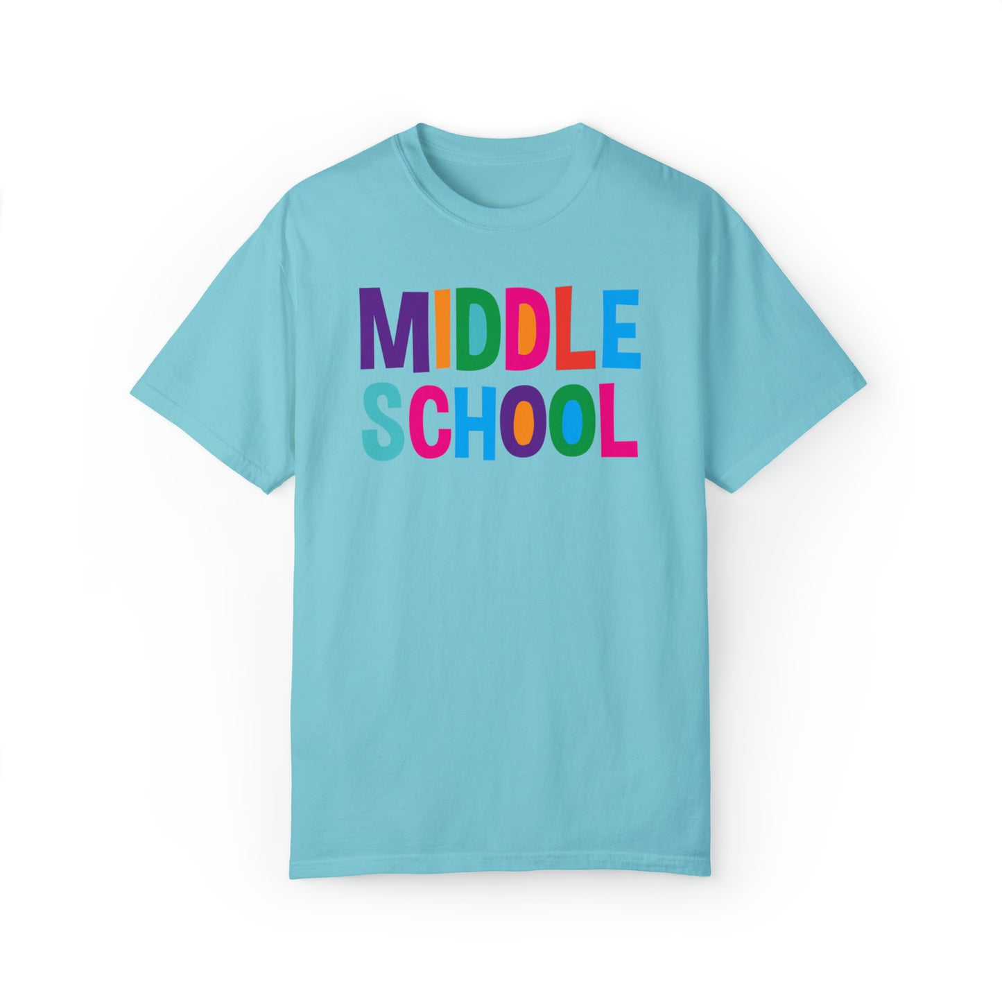 Middle School - Comfort Colors 1717 Unisex Garment-Dyed T-shirt