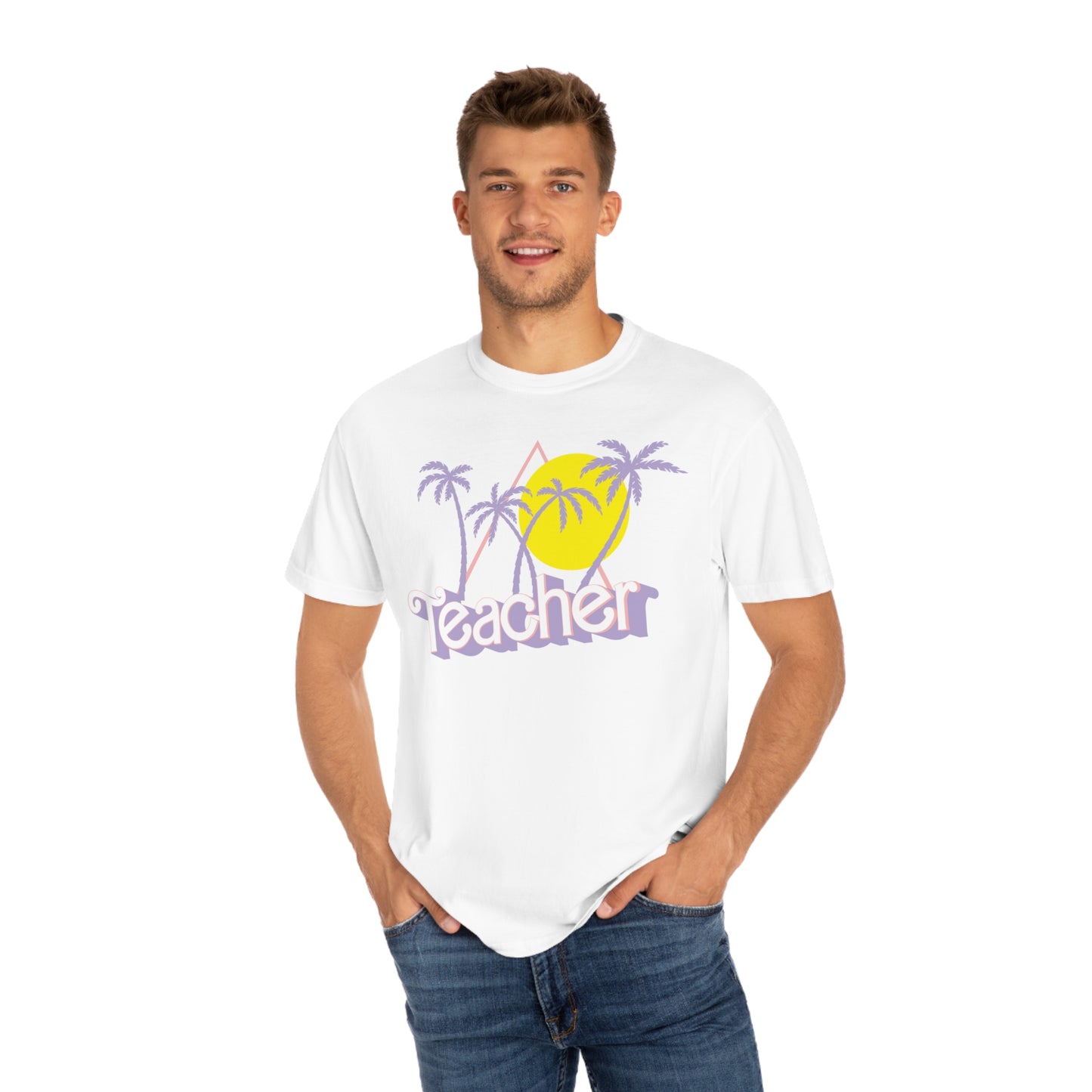 "Malibu Teacher/Barbie" T-shirt - Comfort Colors