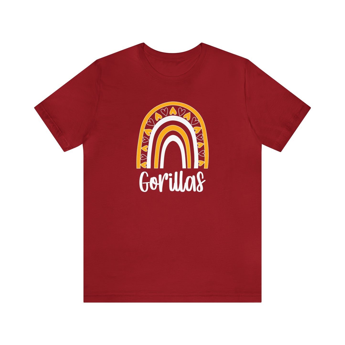 Gorillas Rainbow - Bella Canvas Short Sleeve Tee
