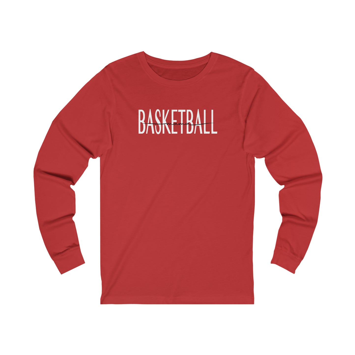 Basketball mama - Bella + Canvas Unisex Jersey Long Sleeve Tee