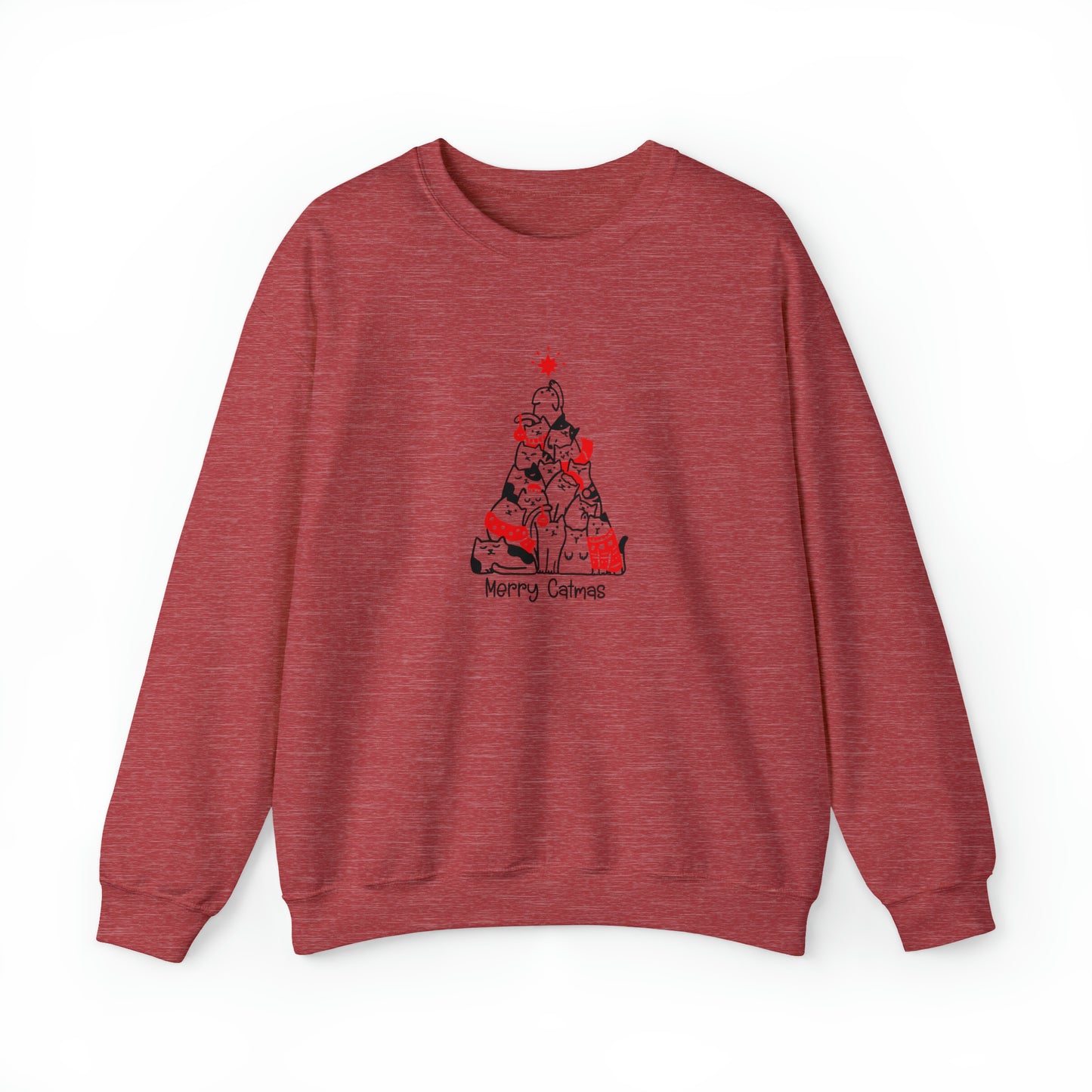 Merry Catmas - Gildan Unisex Heavy Blend™ Crewneck Sweatshirt