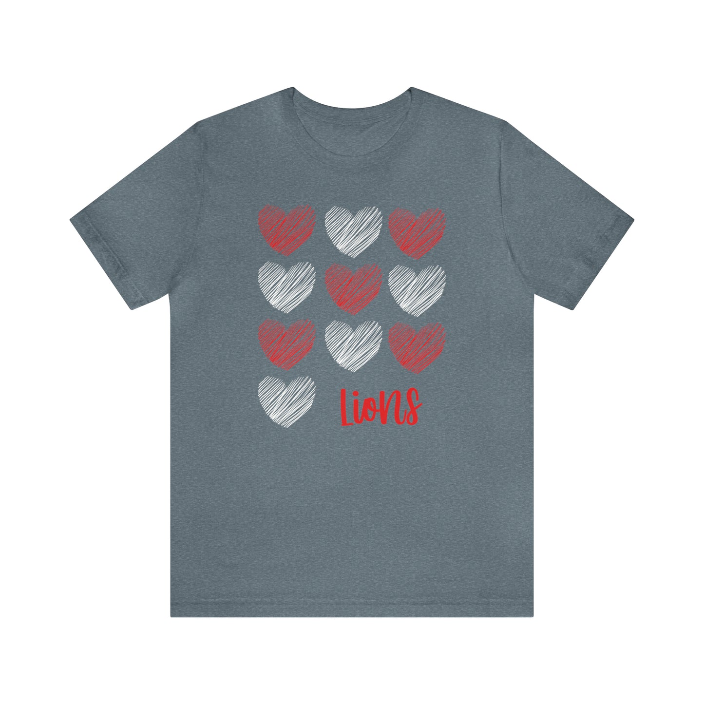 Lions Hearts - Bella Canvas Short Sleeve Tee