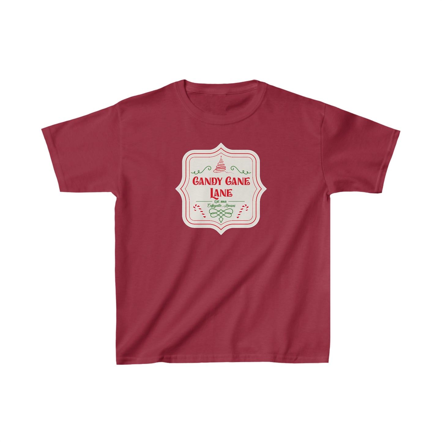 Candy Cane Lane 2 - Kids Heavy Cotton™ Tee