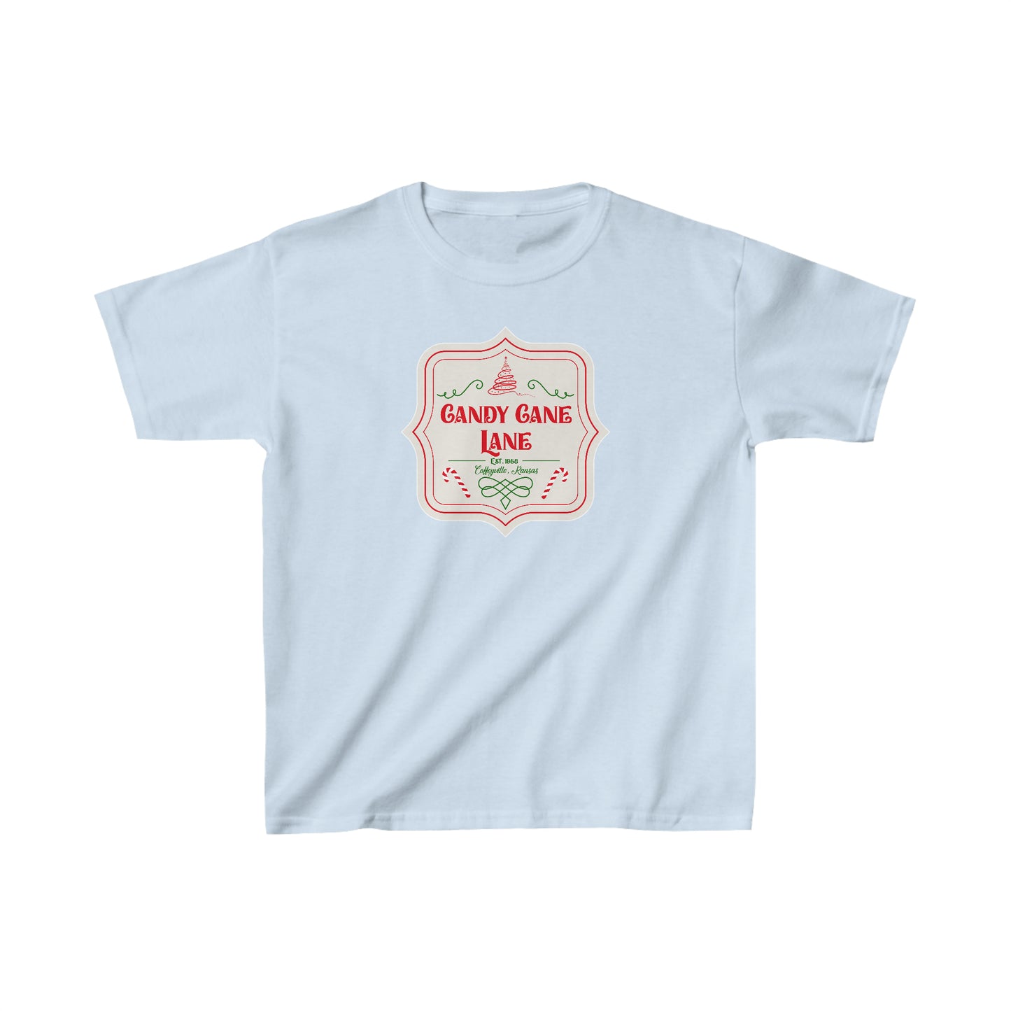 Candy Cane Lane 2 - Kids Heavy Cotton™ Tee