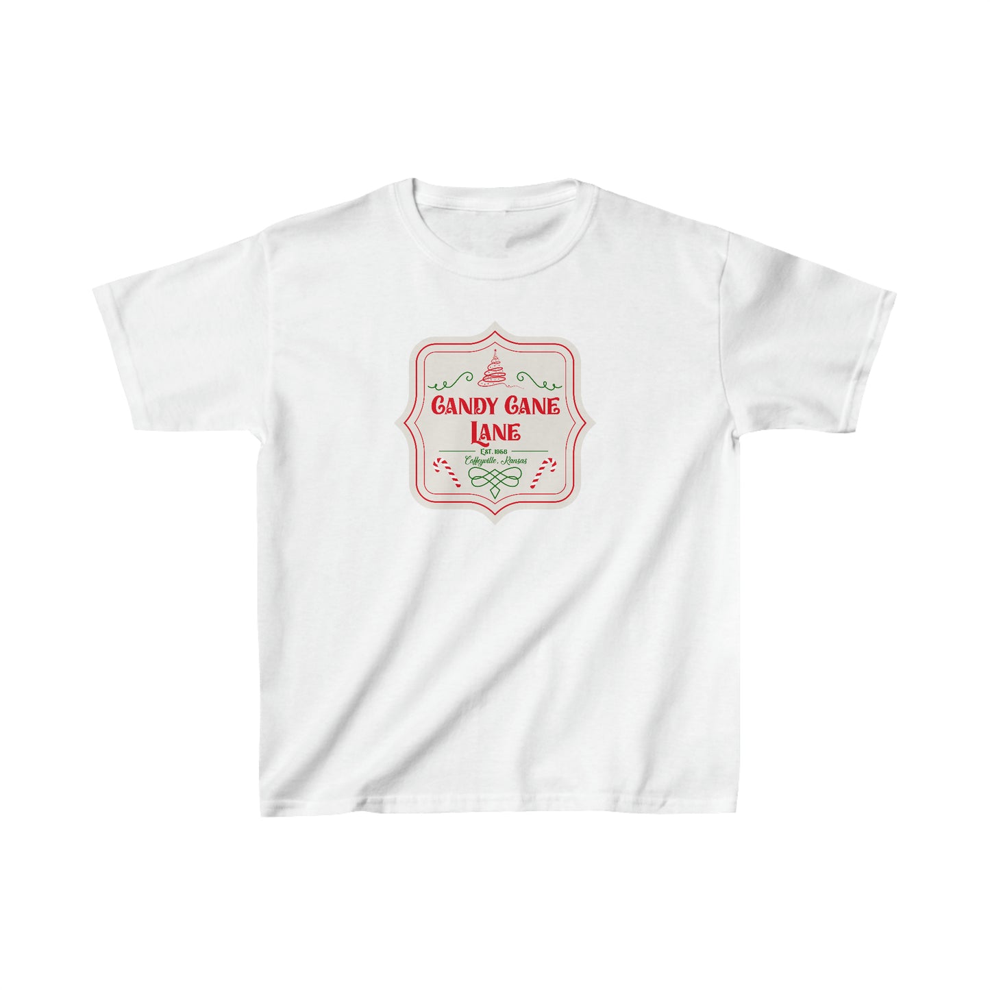 Candy Cane Lane 2 - Kids Heavy Cotton™ Tee