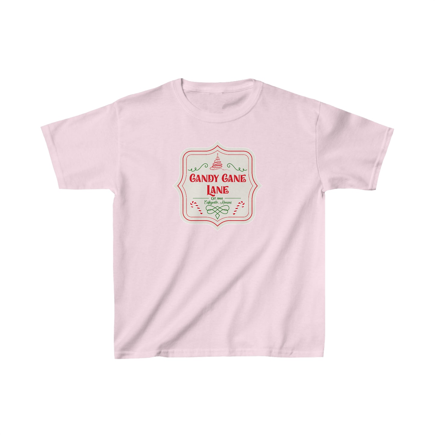 Candy Cane Lane 2 - Kids Heavy Cotton™ Tee