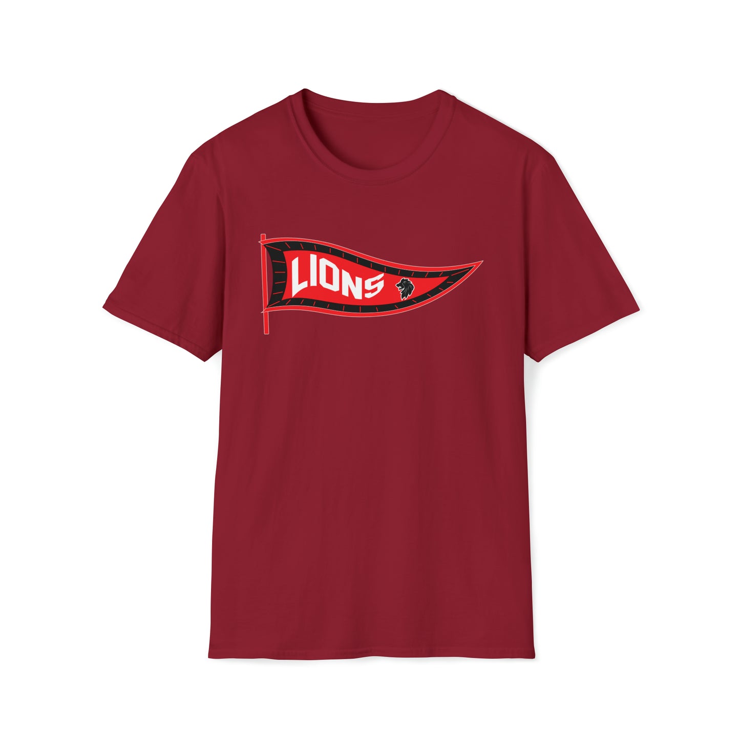 Lion Pennant - Softstyle T-Shirt